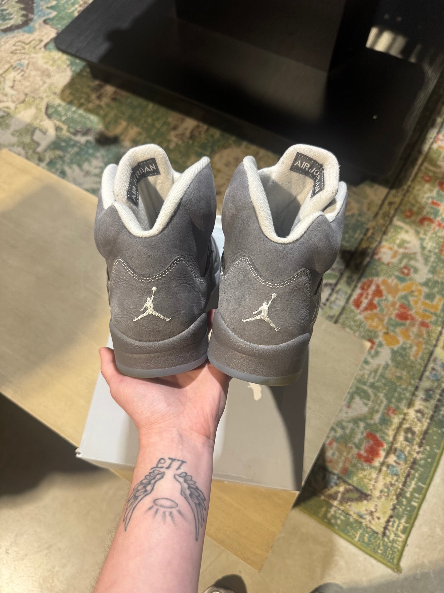 Jordan 5 Wolf Grey Used Sz 12