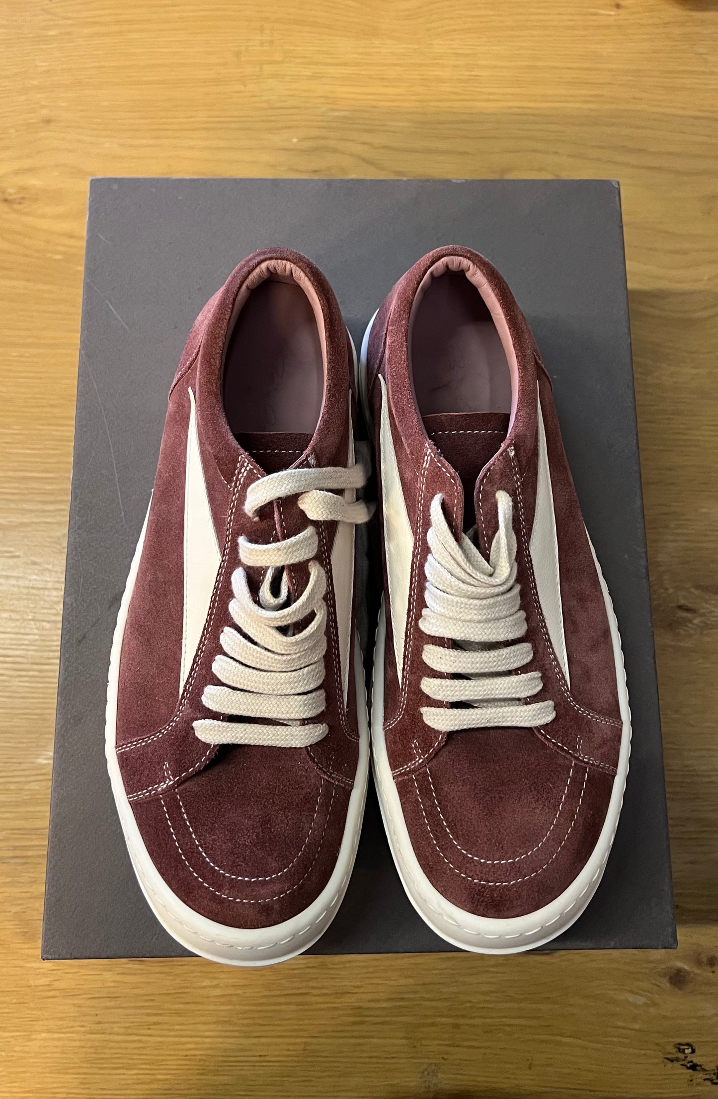 Rick Owens Wmns Lido Vintage Low Dusty Pink Used (7M)