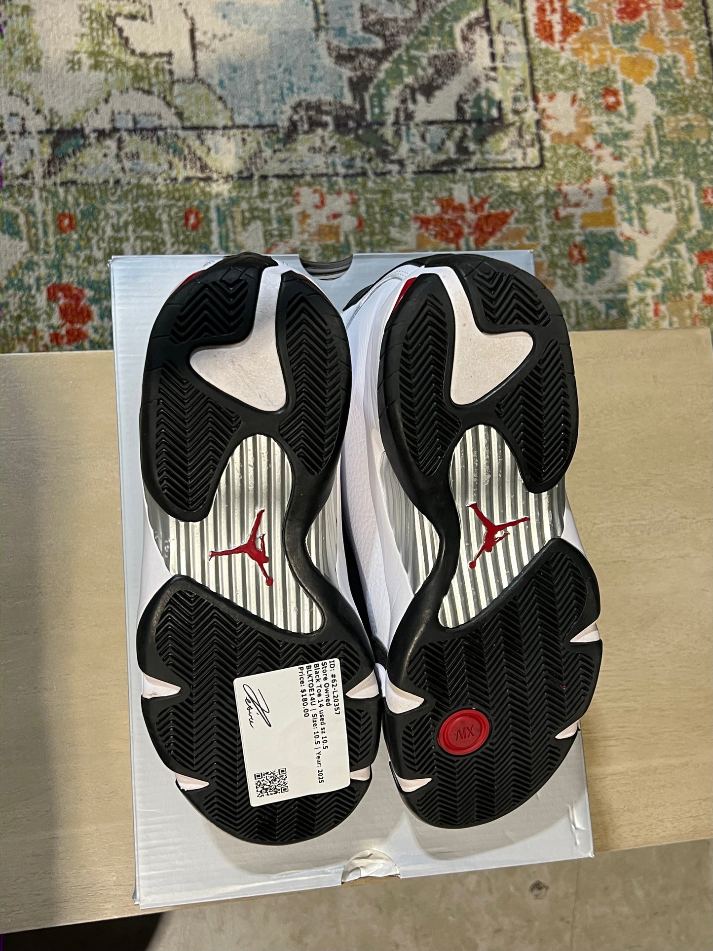 Black Toe 14 used sz 10.5