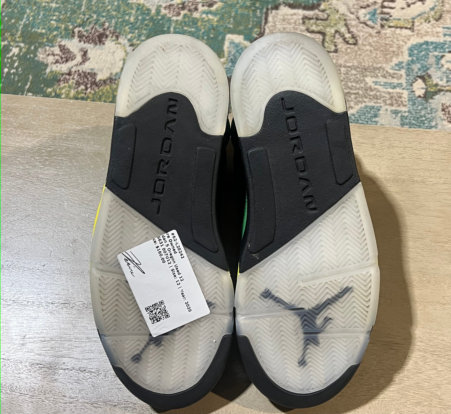 Jordan 5 Oregon Used 12