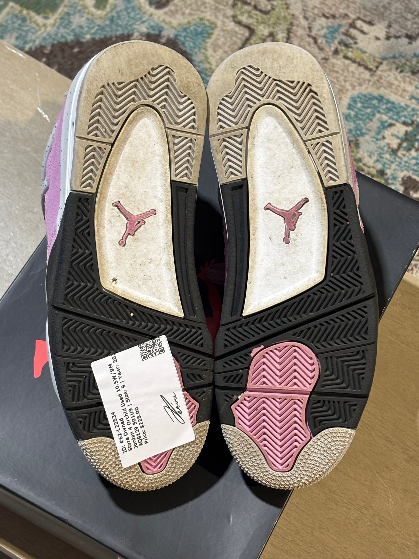 Jordan 4 Orchid Used 10.5W/9M