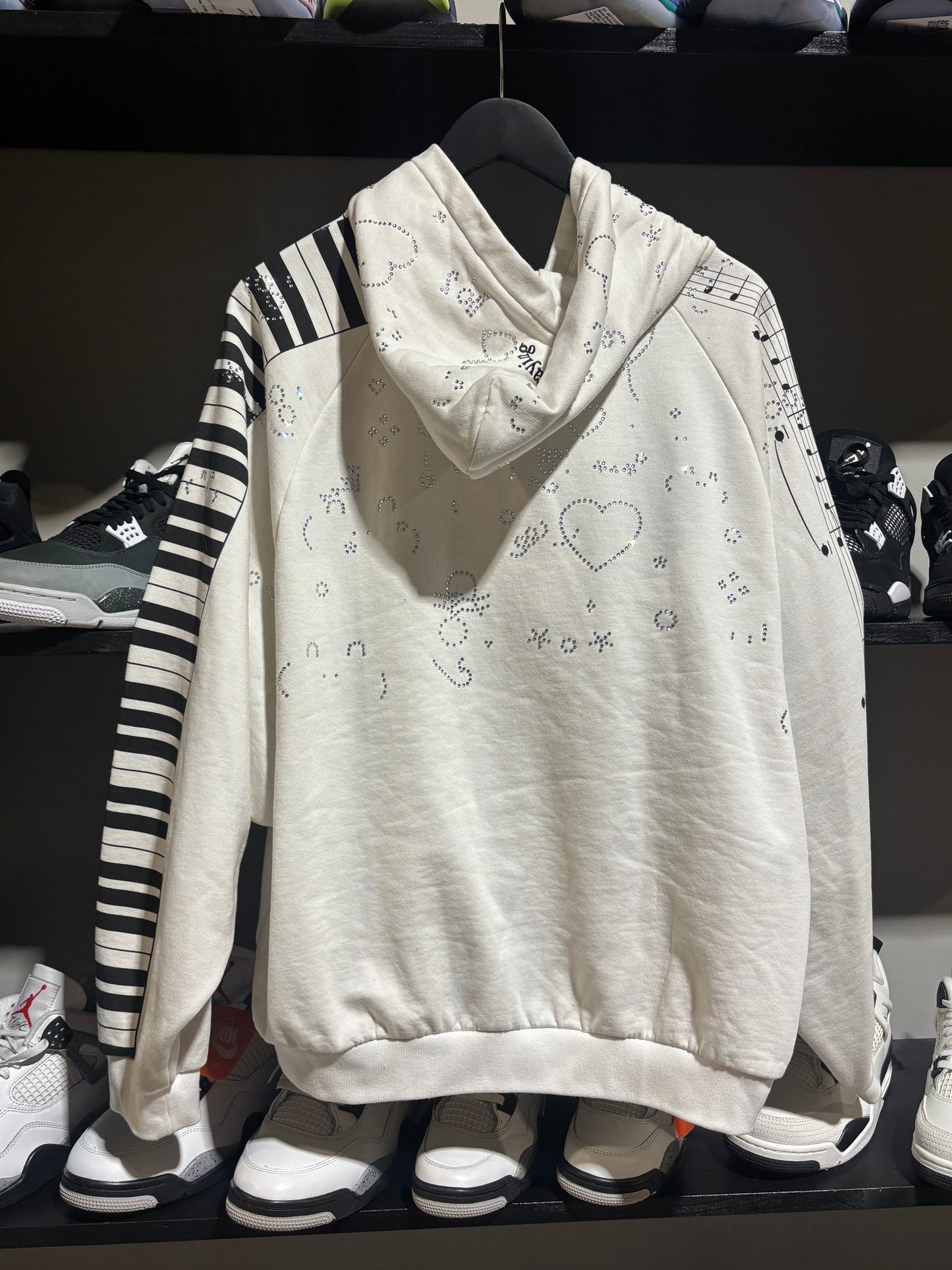 Praying Brand Lady GaGa RhineStone Hoodie