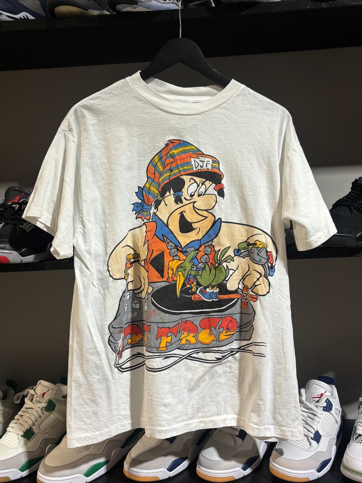 Vintage DJ Fred Flinstone Tee