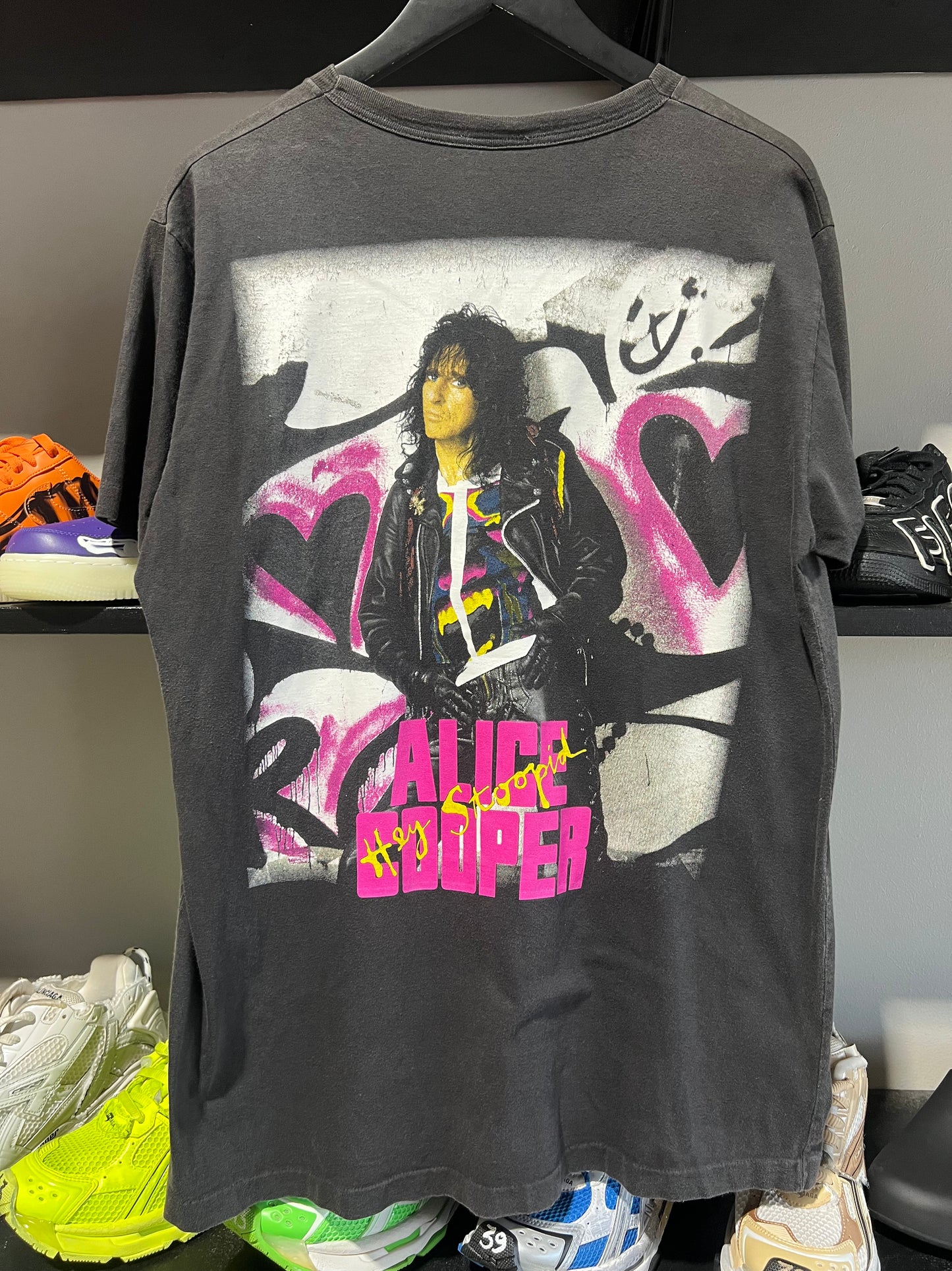 Alice Cooper Im with stupid tee black 91