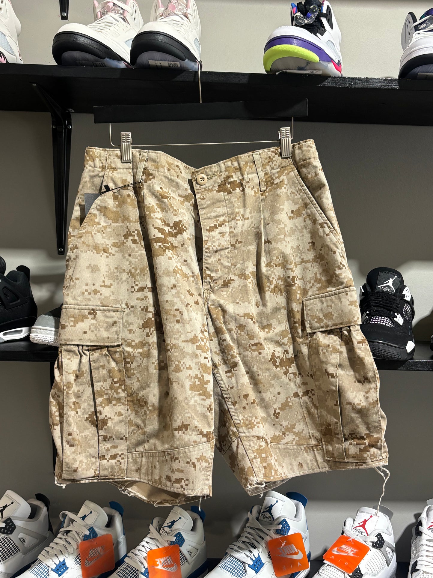 Vintage Digital Camo Shorts