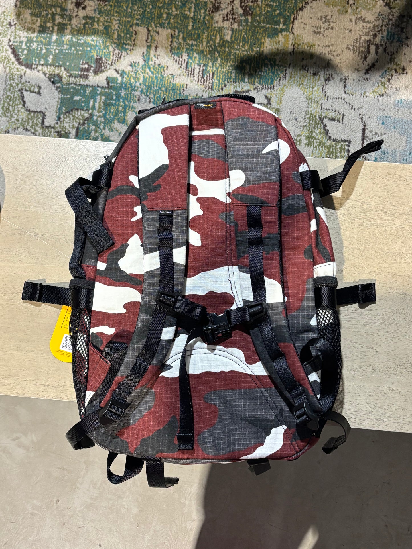 Supreme 2026 Red Camo Bookbag 2