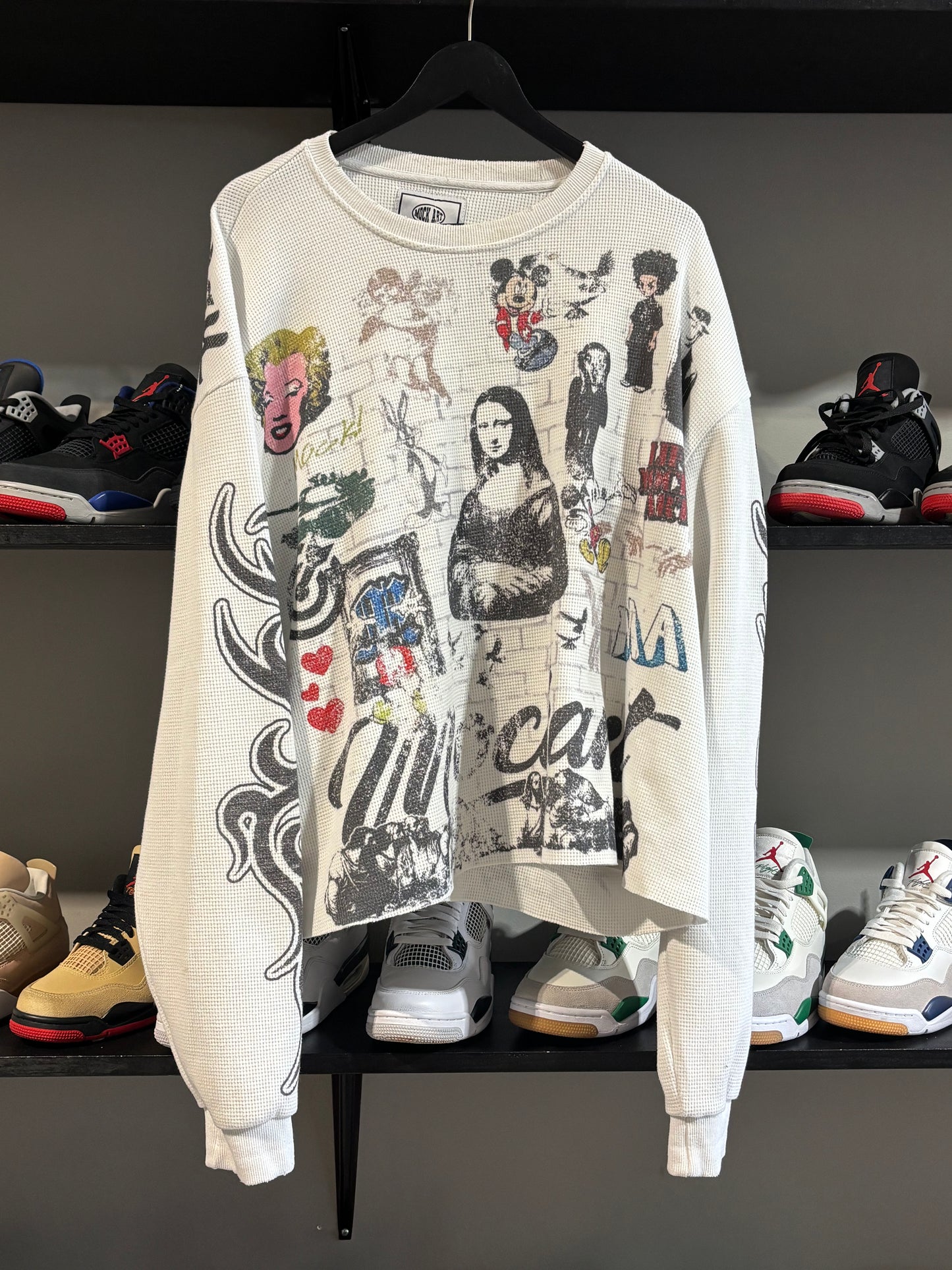 Mock art white Graffiti Thermal