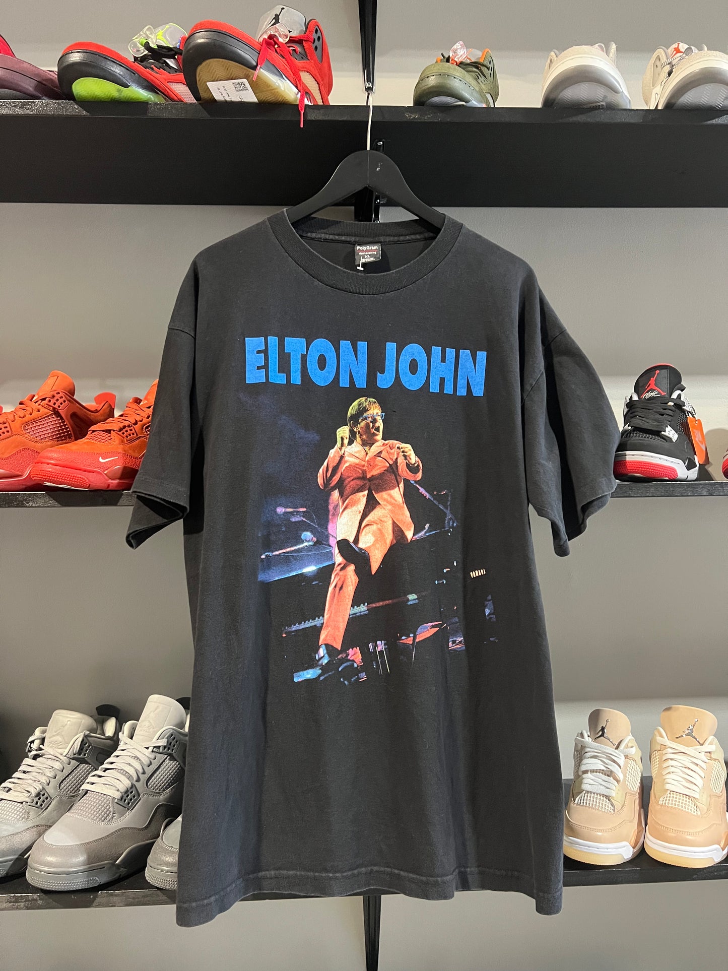 Vintage Elton John solo tour tee
