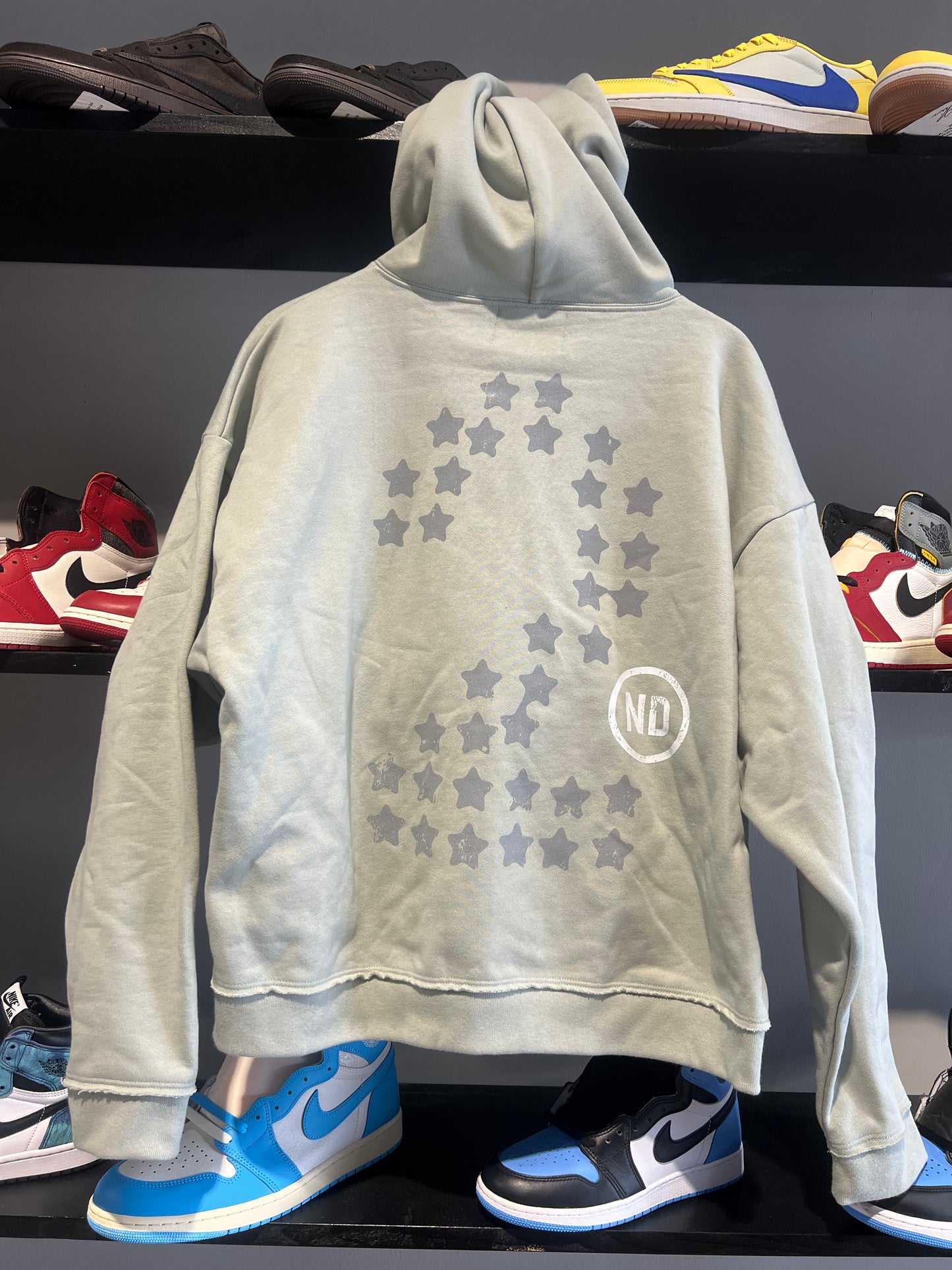Broken homme seafoam zip up