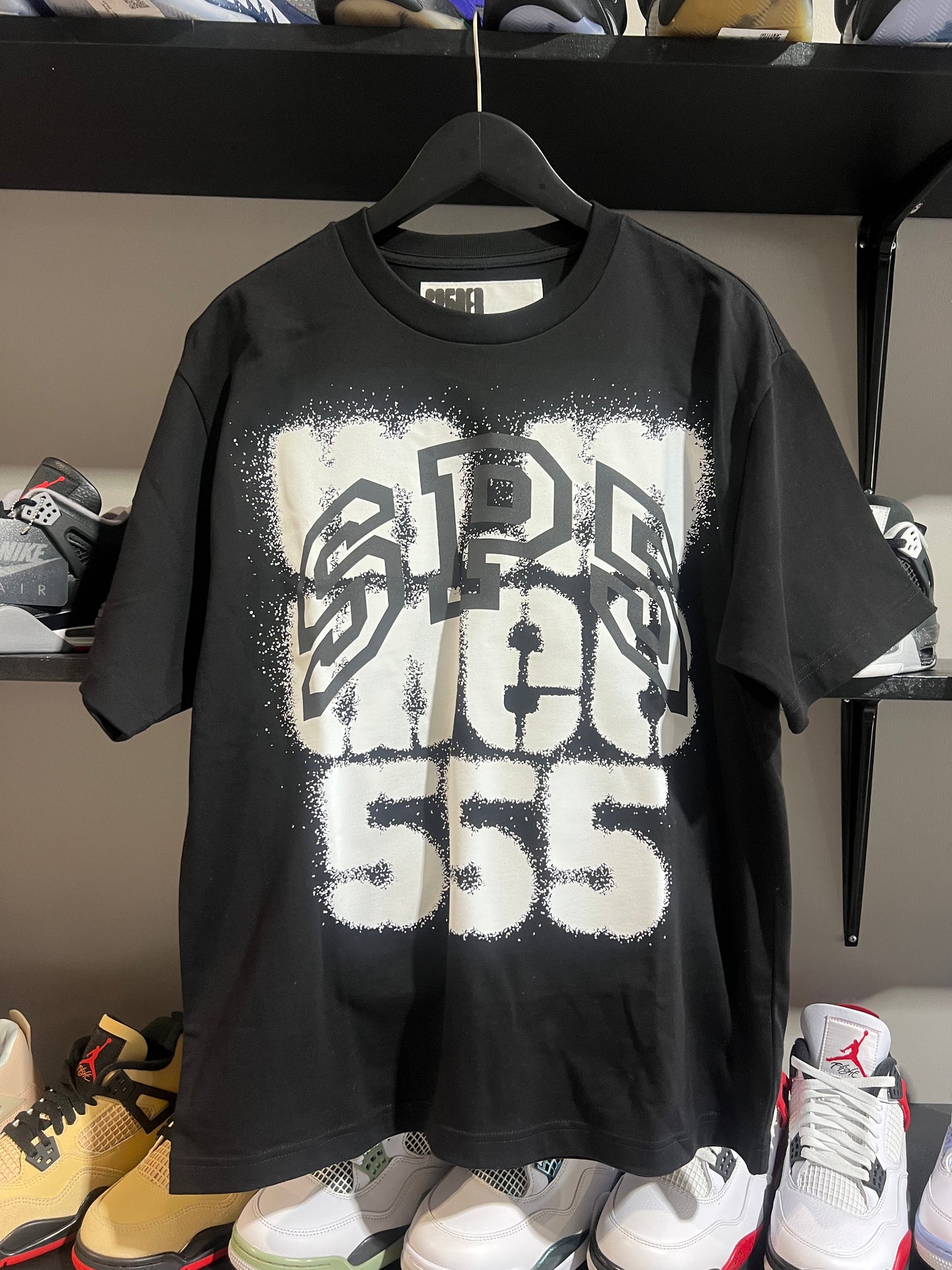 Sp5der sp555 black tee