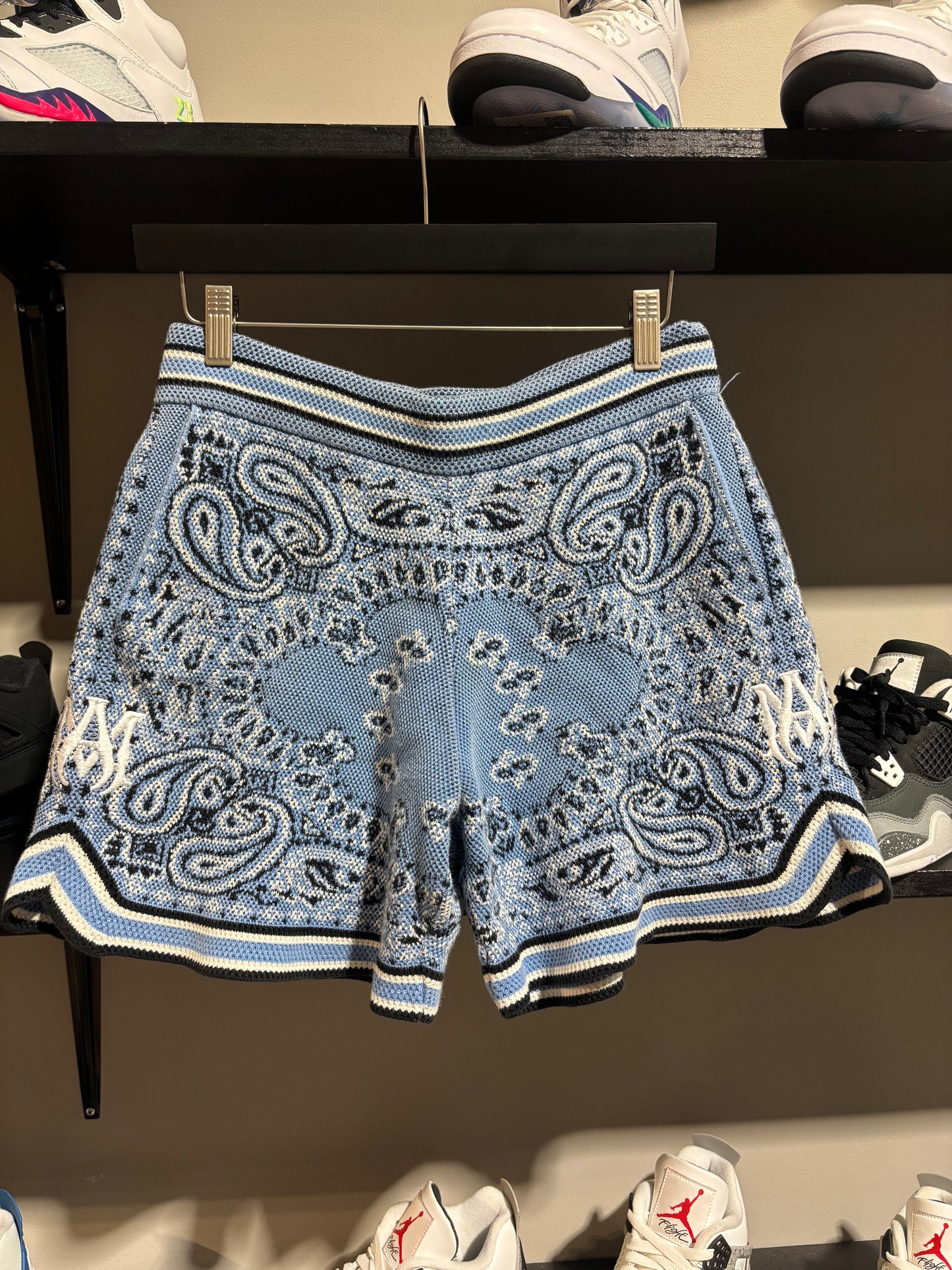 Amiri Paisley Woven Shorts