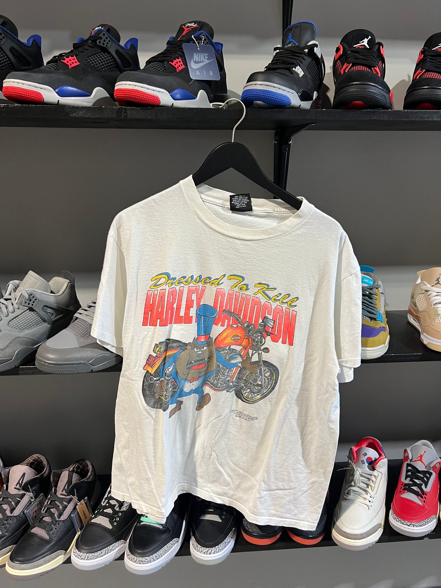 Vintage Harley tazz tee dressed to kill 91