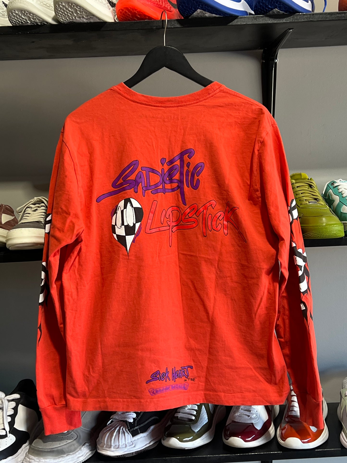 Chrome hearts Matty boy orange spark tee sz large