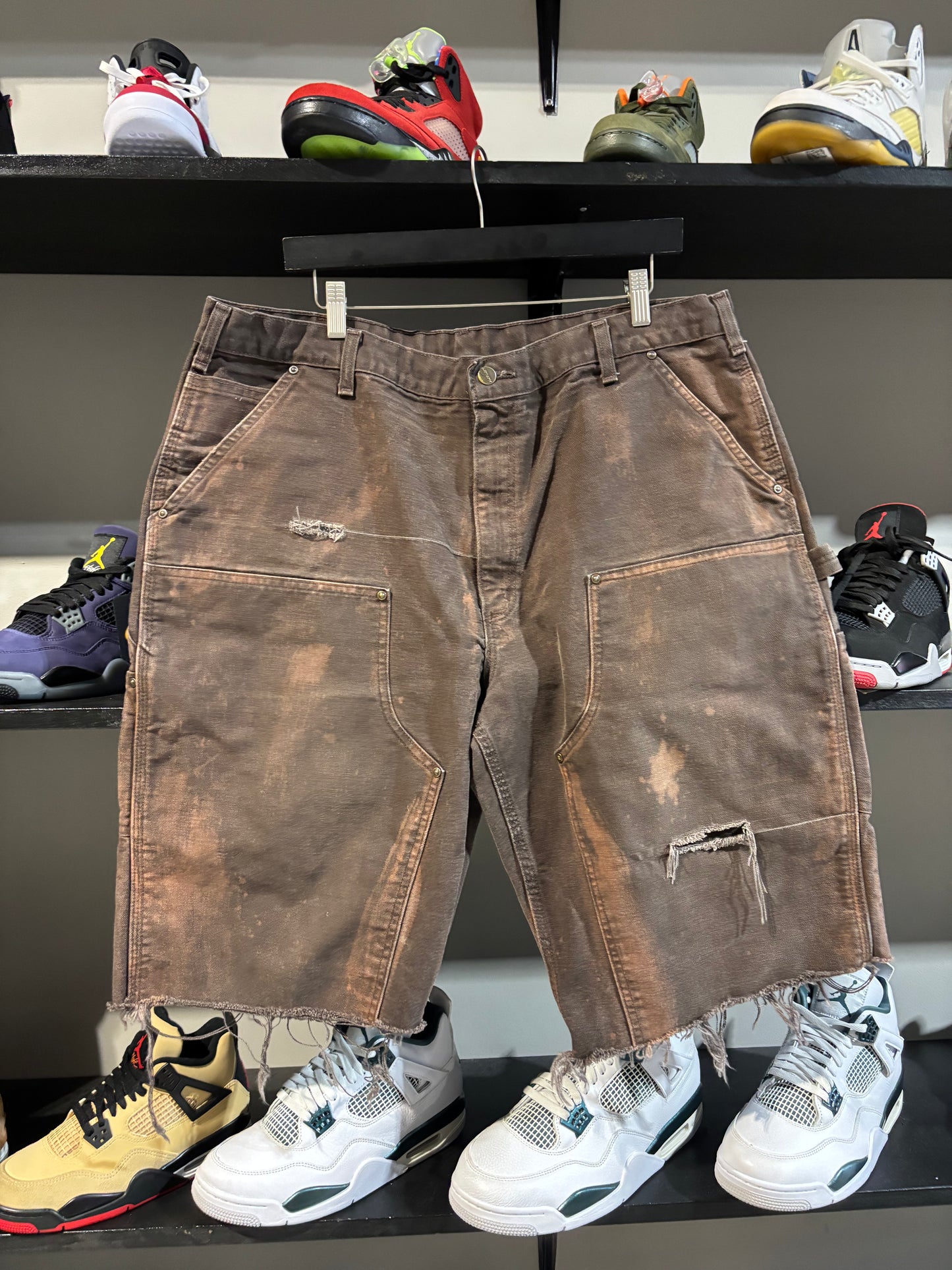 Carhartt Double Knee Dark Brown Shorts