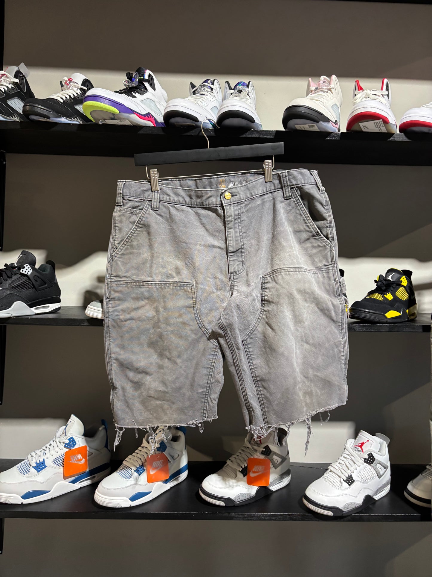 Carhartt Double Knee Grey Shorts