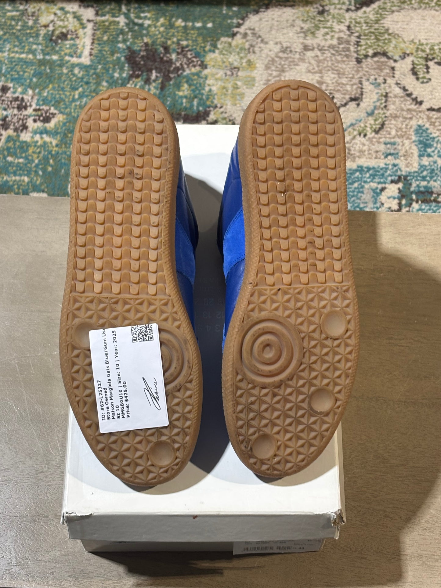 Maison Margiela Gats Blue/Gum Used Sz 10