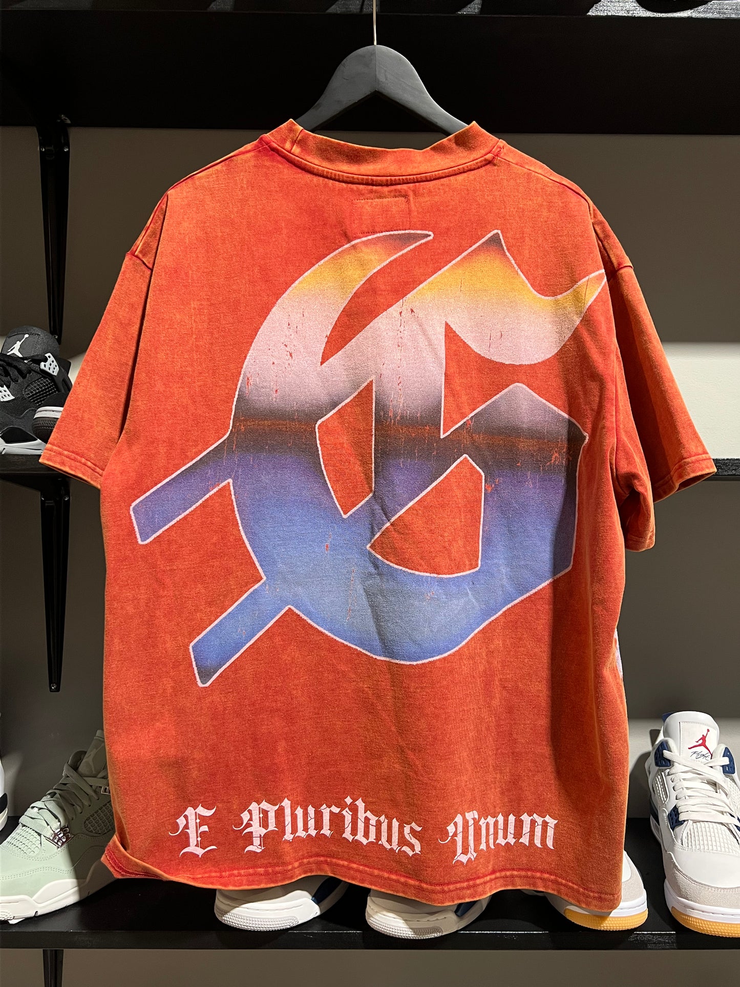 Godspeed Artificial Love Red Wash Tee
