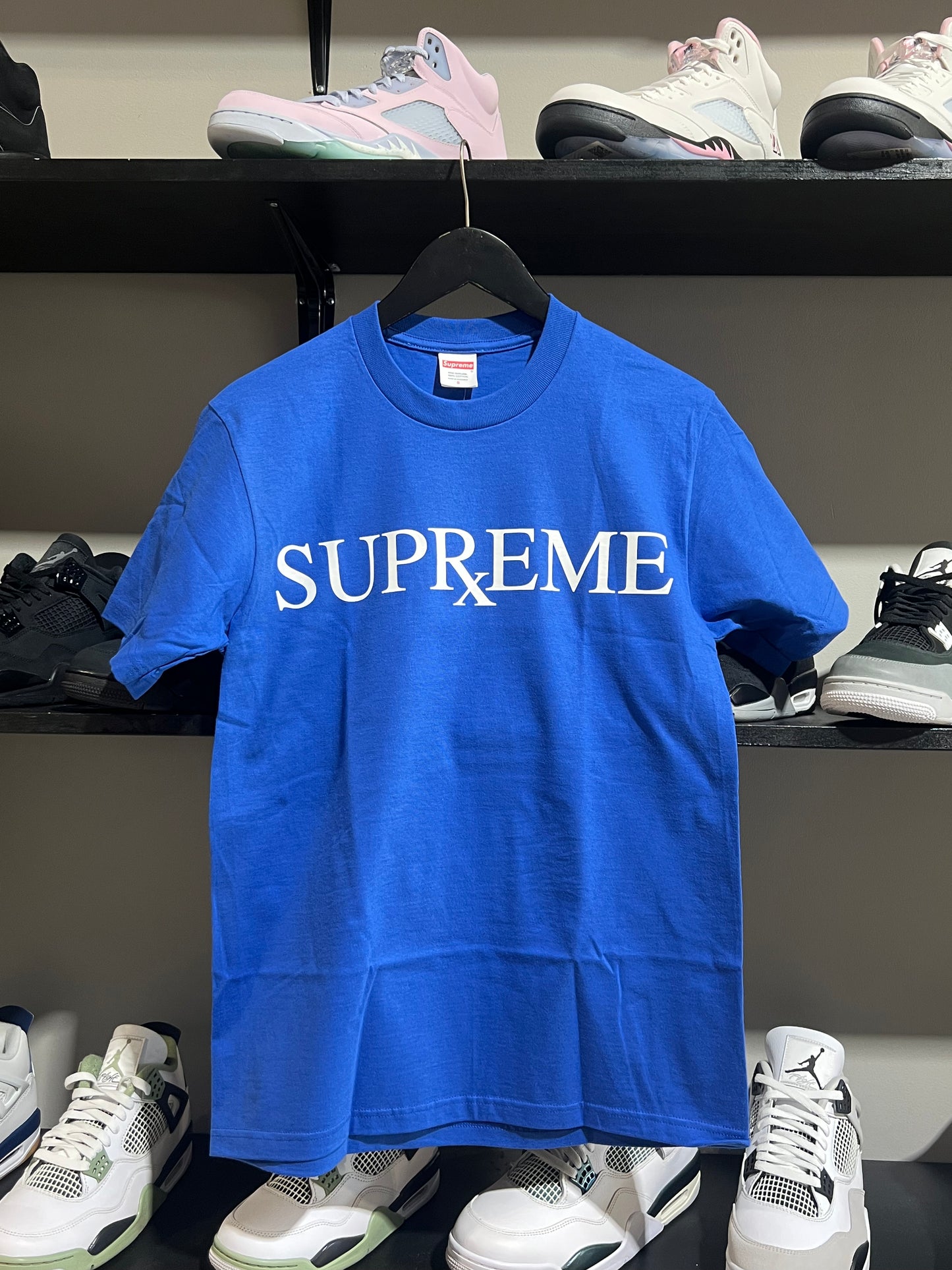 SUPREME RX TEE BLUE/WHITE