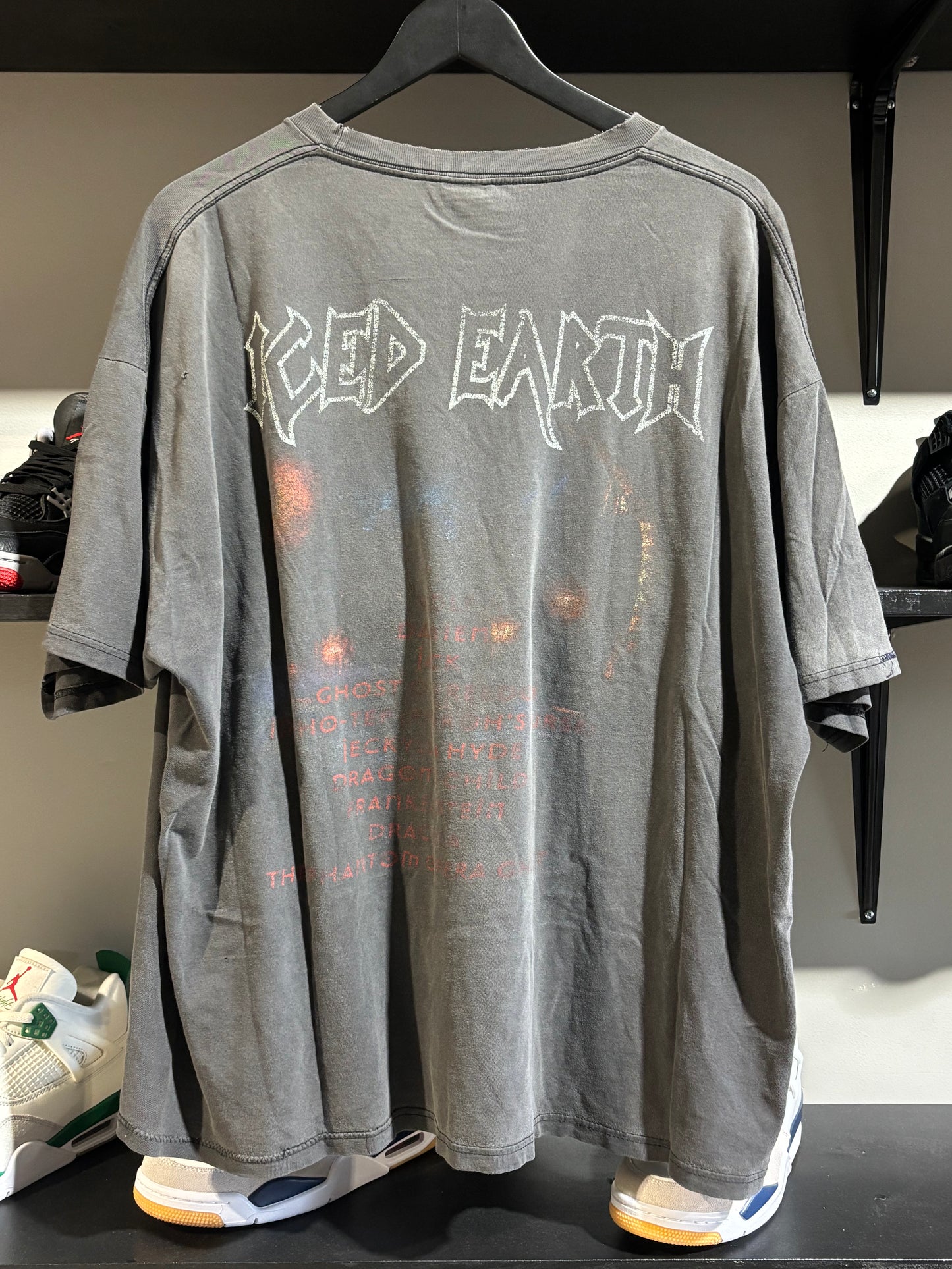 Vintage Iced Earth Faded Tee SZ XXL