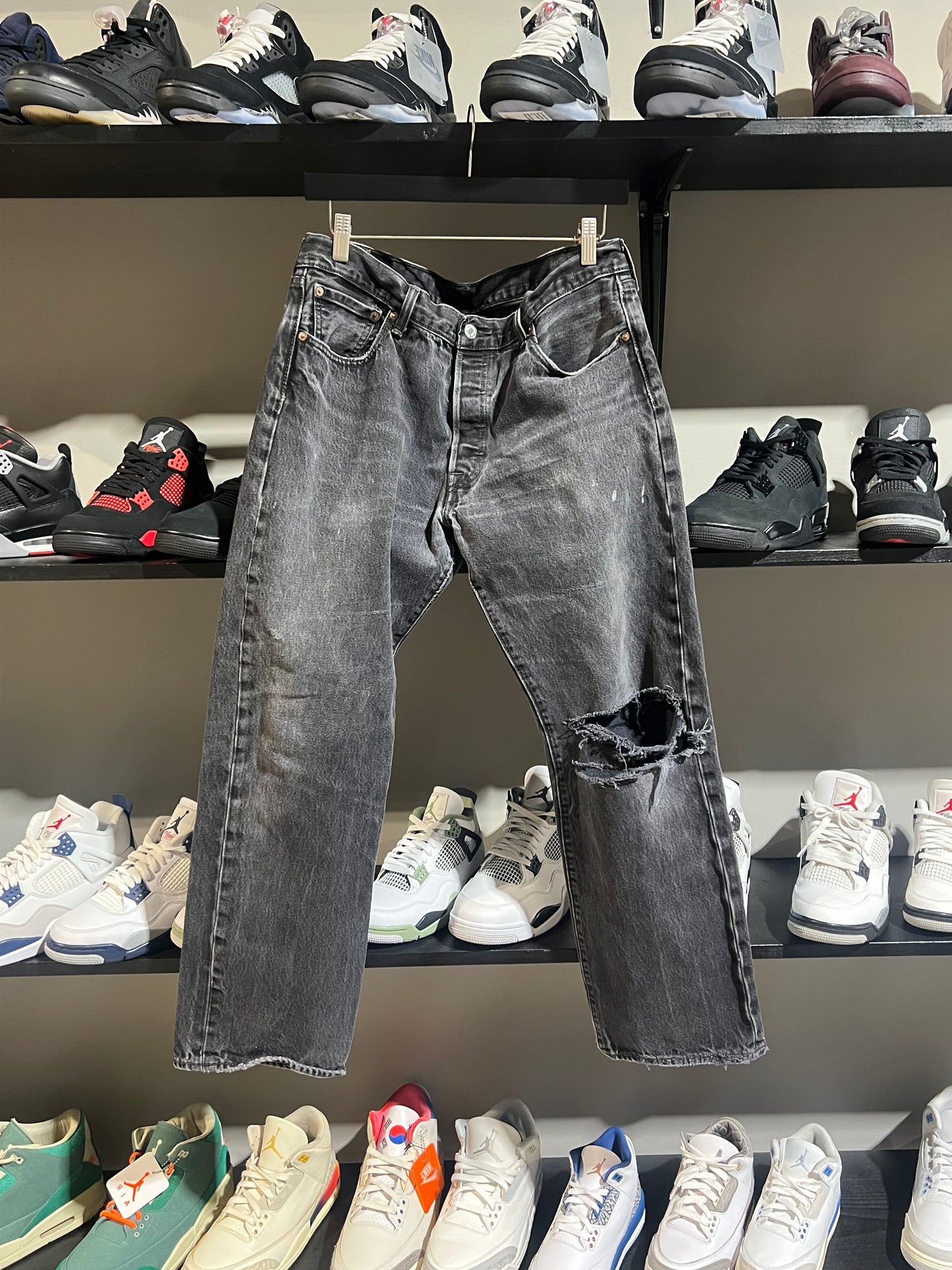 Vintage Levis Black Wash Jeans