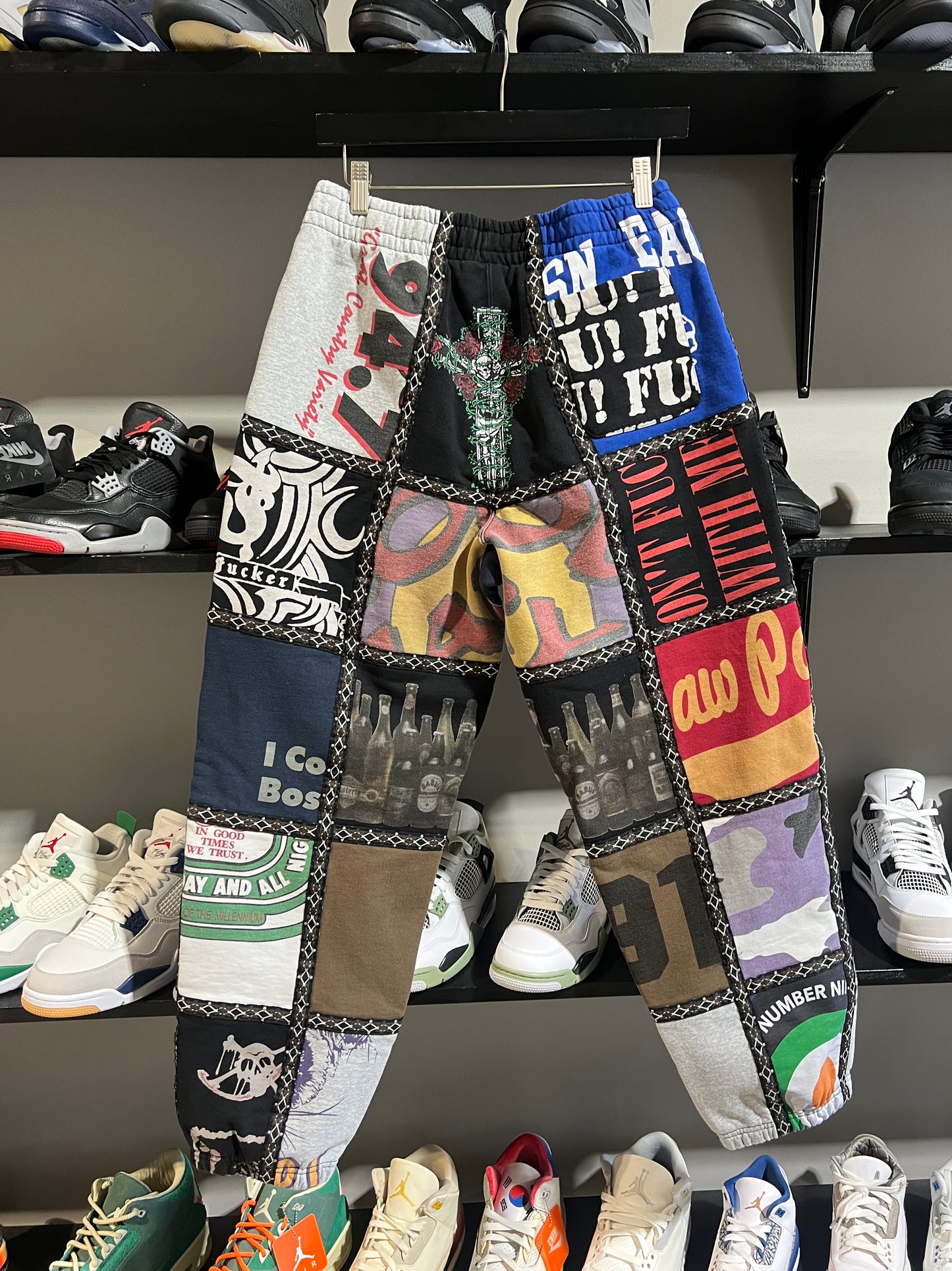 Supreme Number (N)ine Patchwork Sweatpants