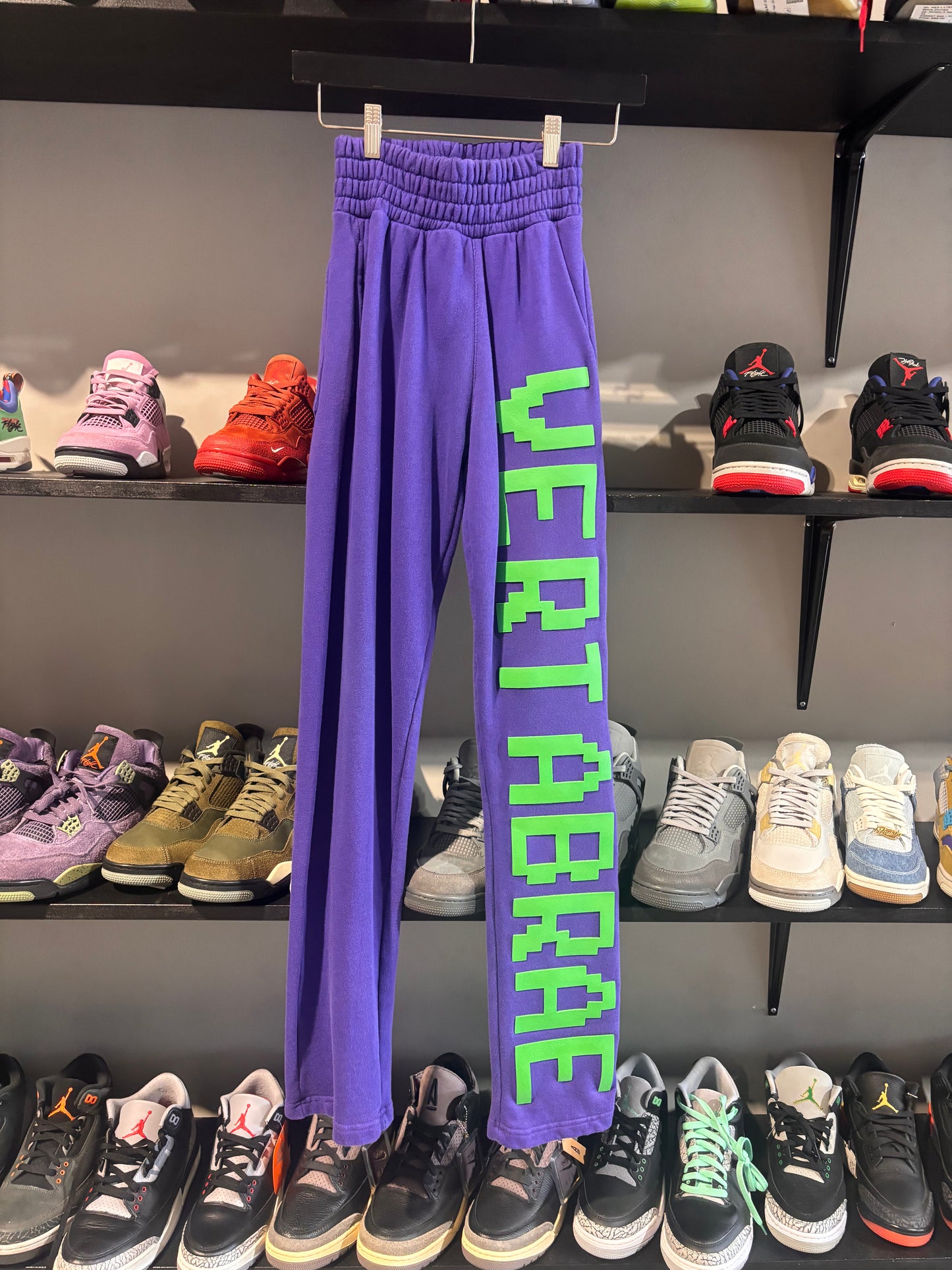 Vertabrae Purple/Green Sweats
