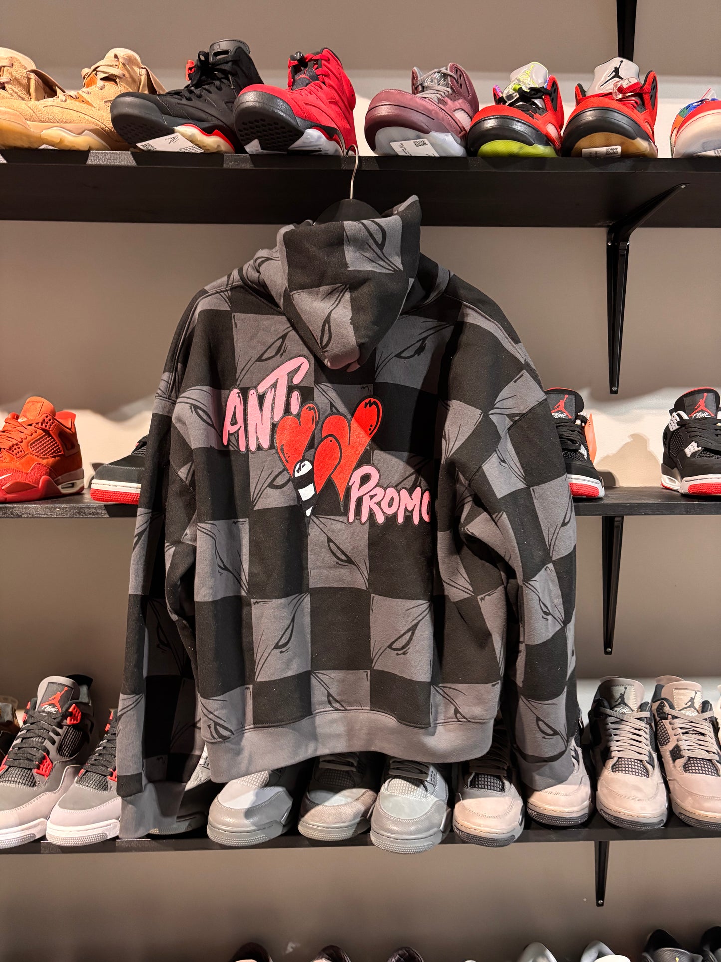 Matty boy checkered atl grey black hoodie