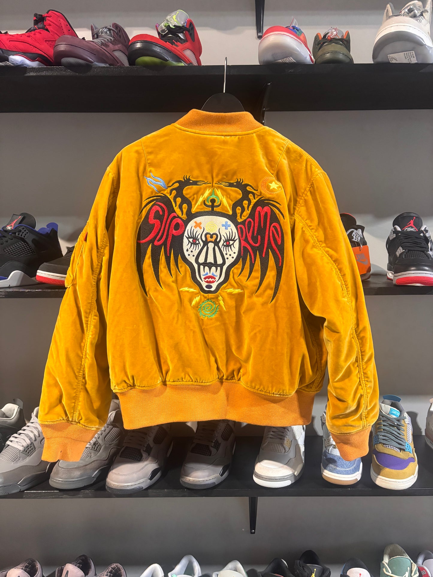 supreme yellow Clayton jacket