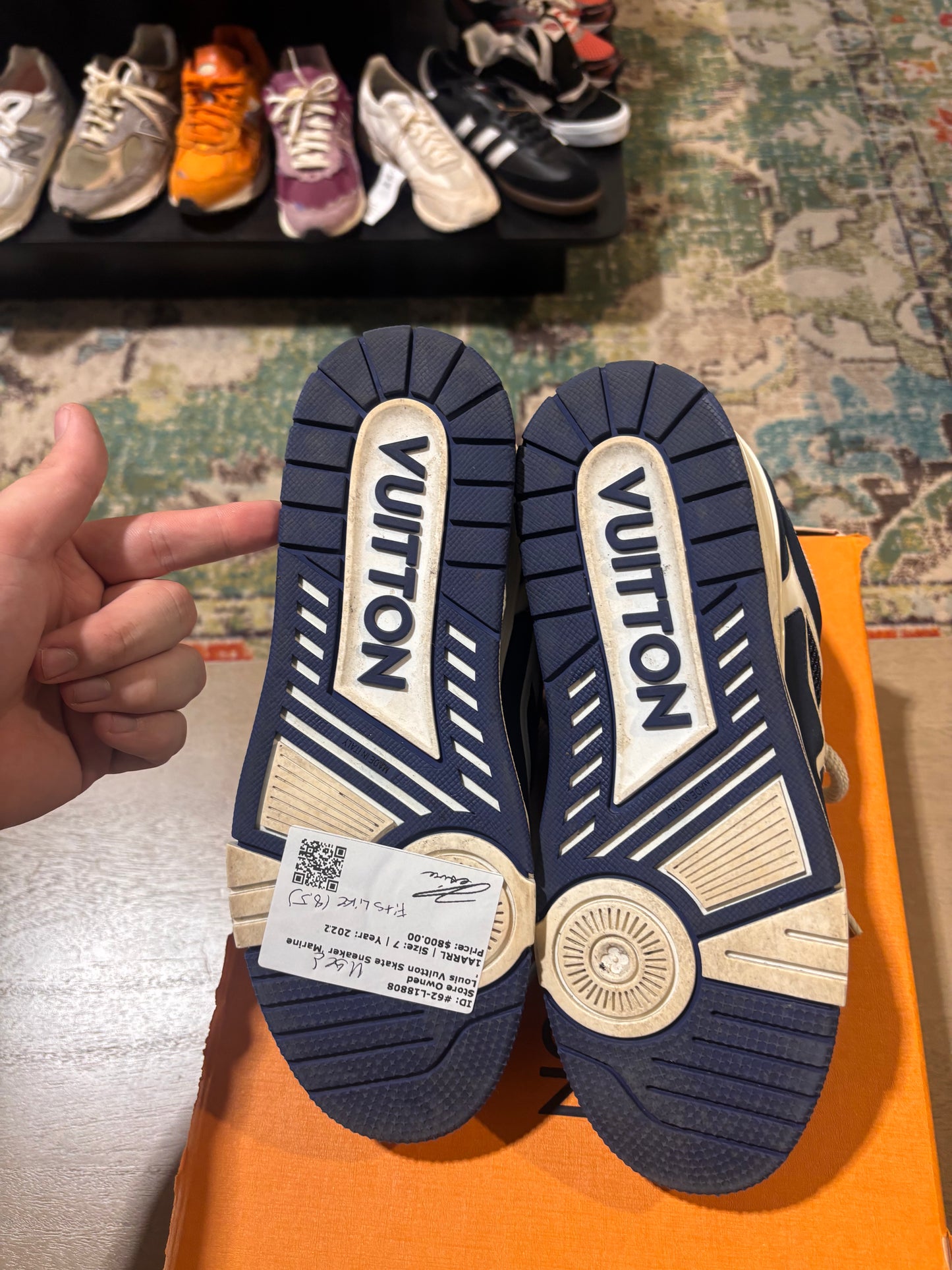 Louis Vuitton Skate Sneaker Marine Used