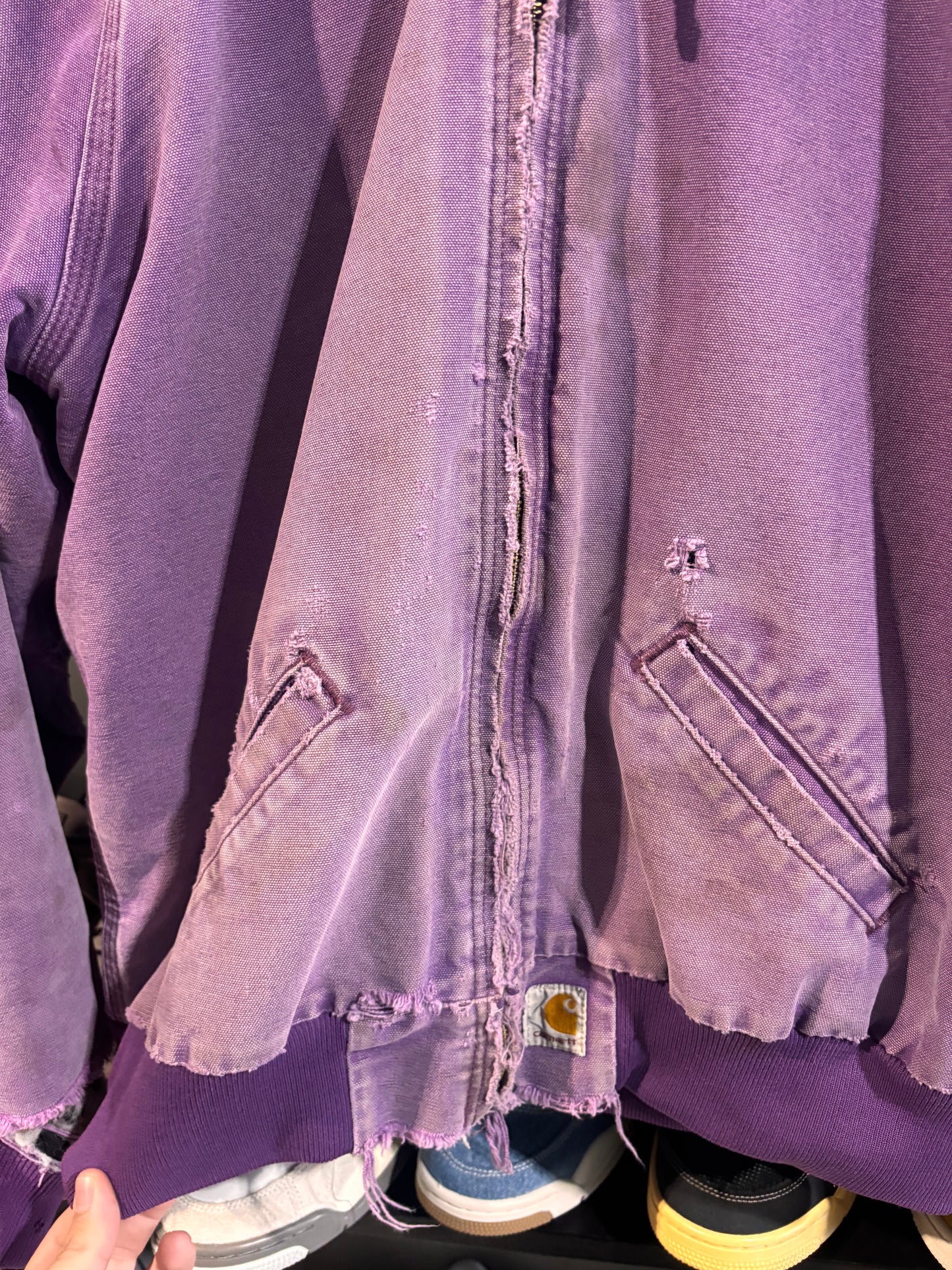 Carhartt hooded jacket purple