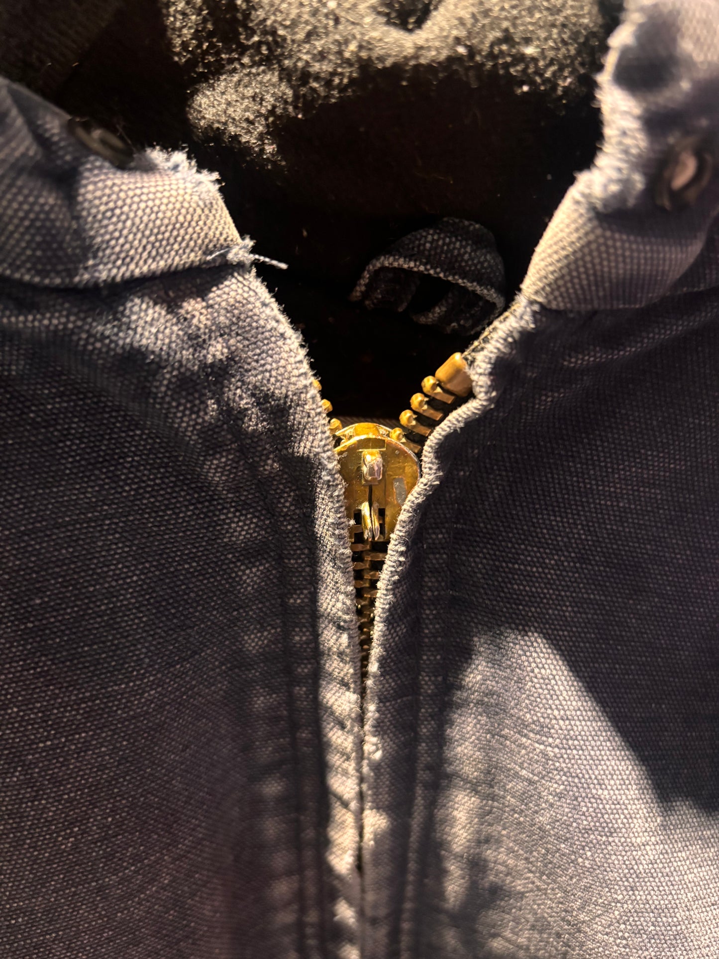 Carhartt hooded jacket navy