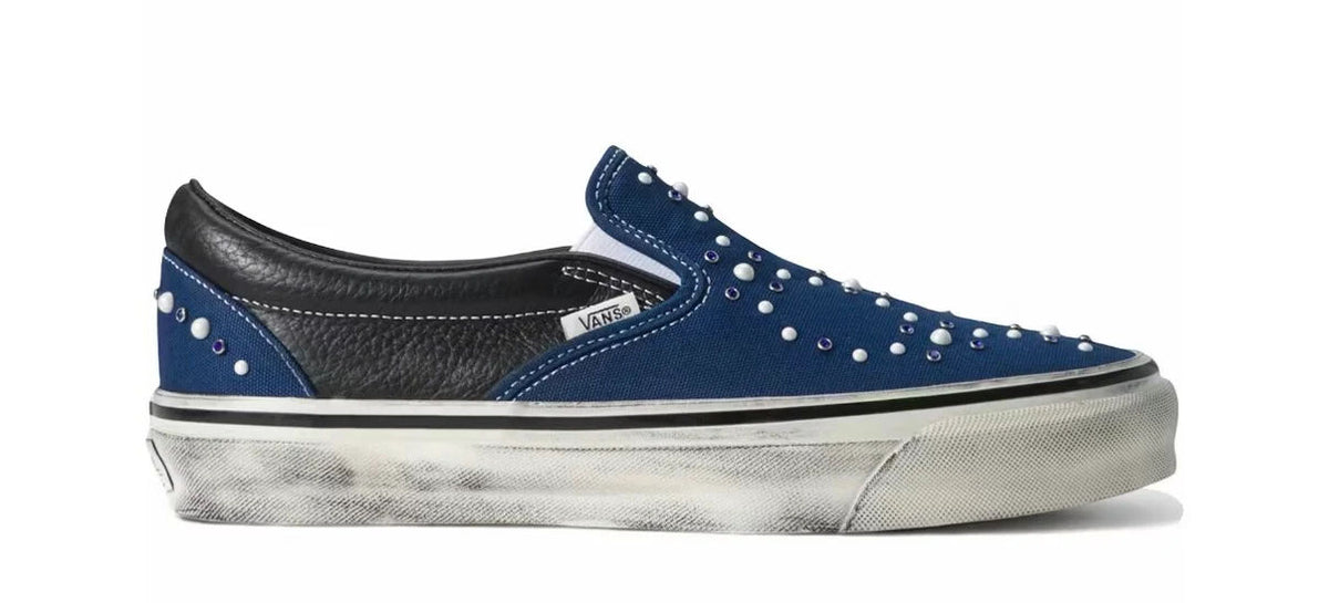 Vans Blue Pearlized Slip On