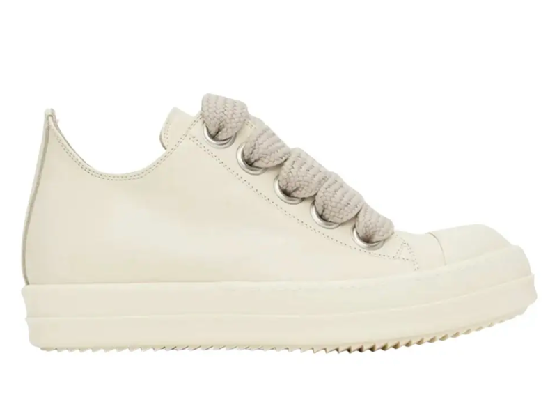 RICK OWENS ramone jumbo lace ramone sneaker milk