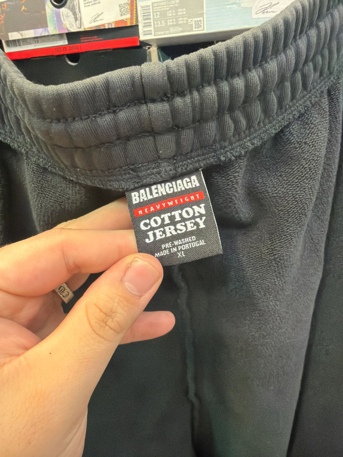 Balenciaga Inside Out Black/White Baggy Sweats