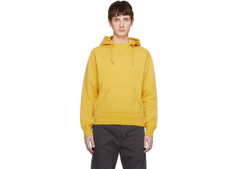 yellow RRL hoodie