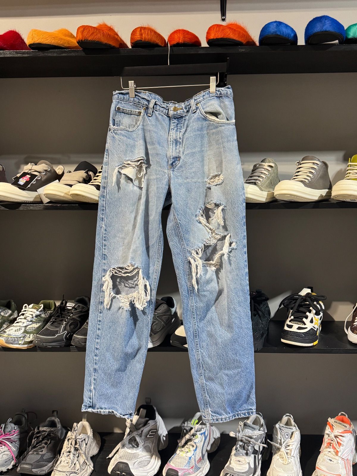 Vintage Carhartt Distressed Jeans Light Wash - Vintage