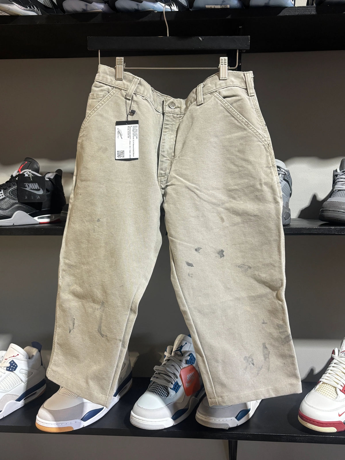 Vintage Carhartt 3/4 Reworked Shorts - Pre-Owned