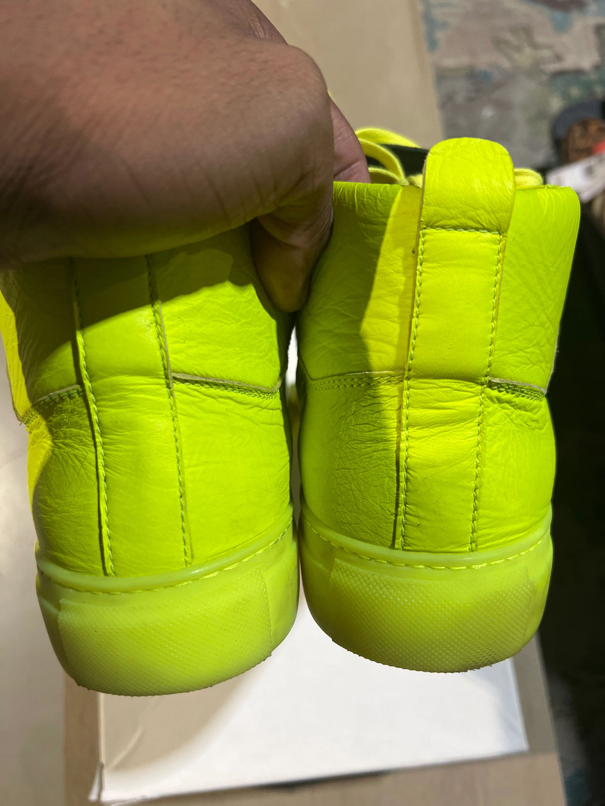Balenciaga Arena Neon On Neon Used Sz 8 - Pre-Owned
