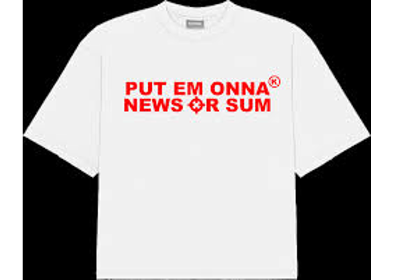 IGWT PEONOS white red tee