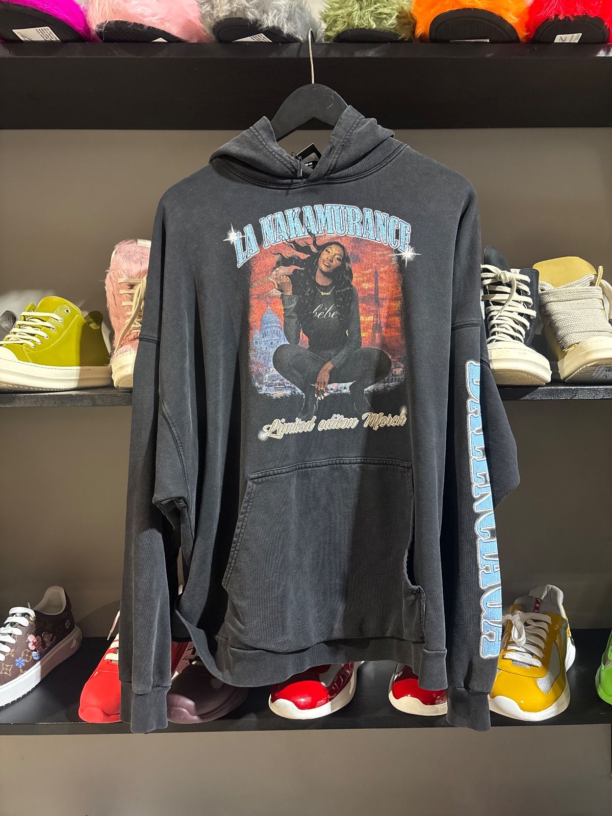 Balenciaga Aya Nakamura Hoodie Black