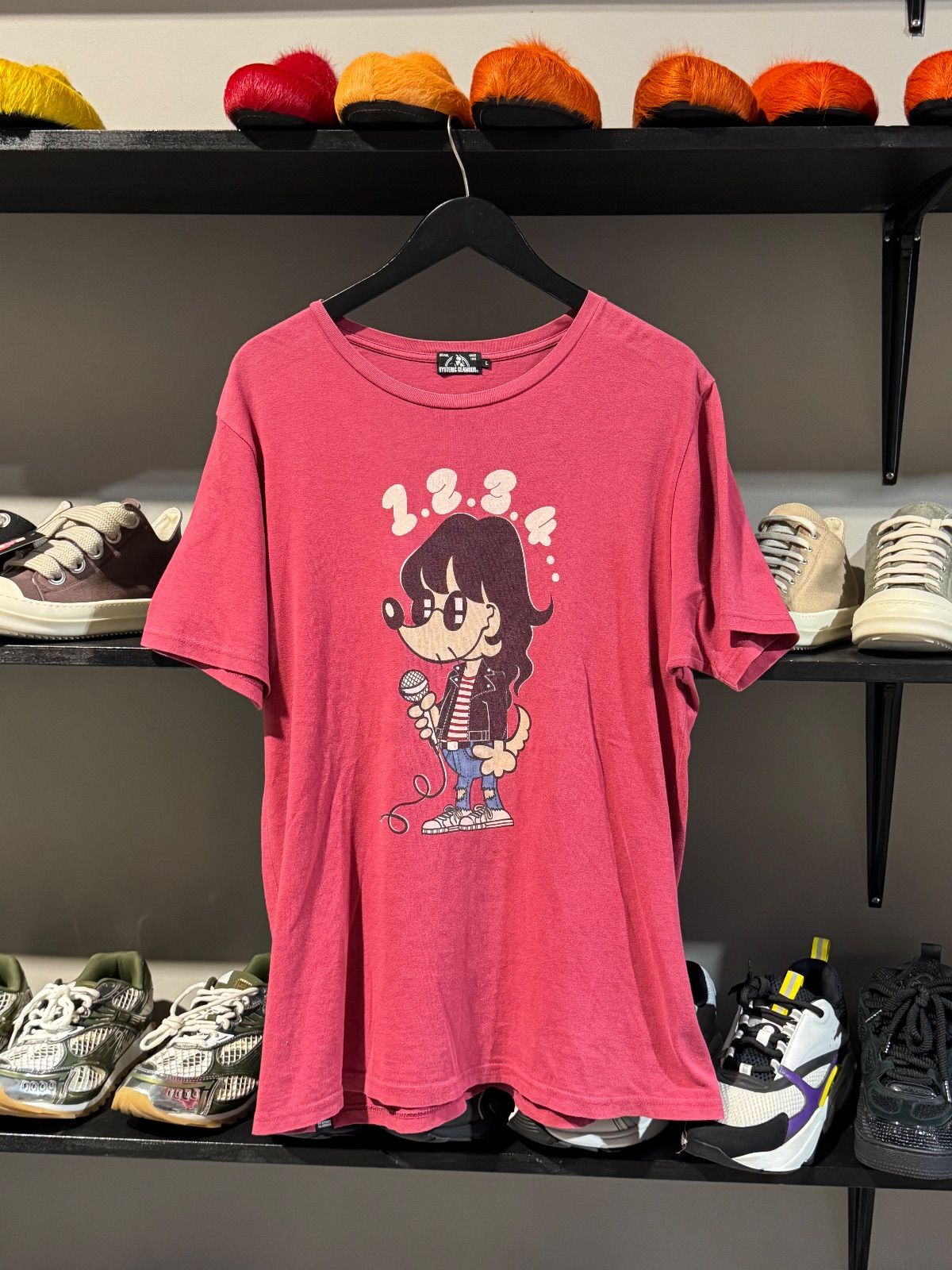 Hysteric Glamour Rockdog Tee Pink