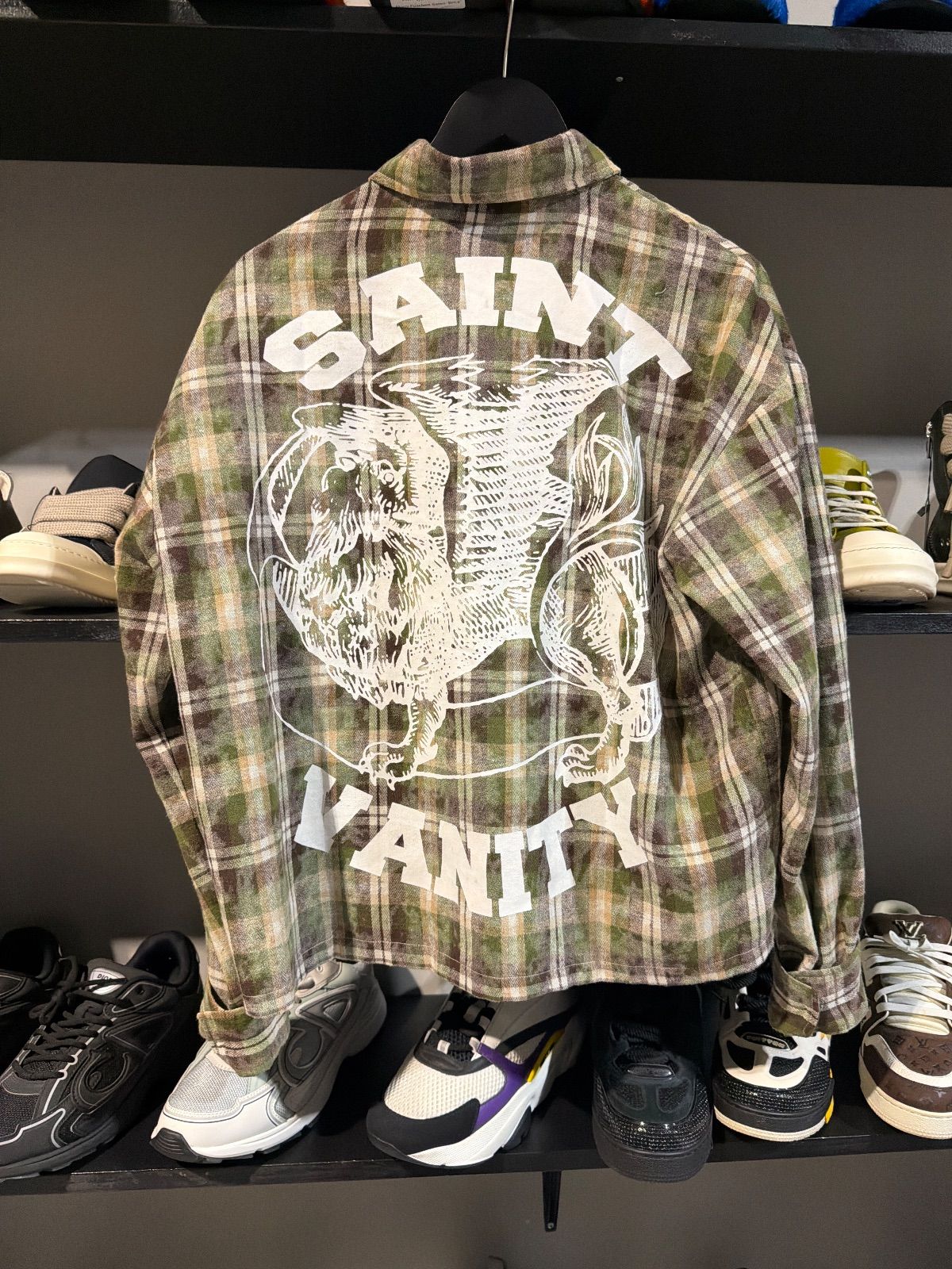 Saint Vanity Olive Green Flannel