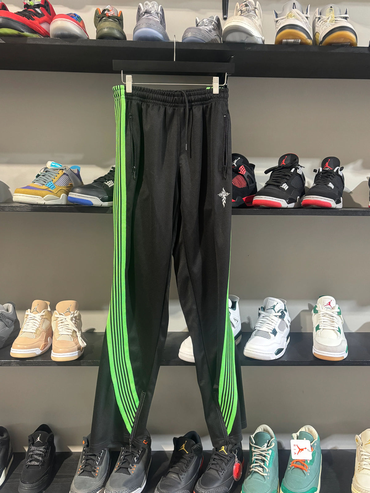 Gv Gallery Neon/Black Track Pants Sz S - Pre-Owned