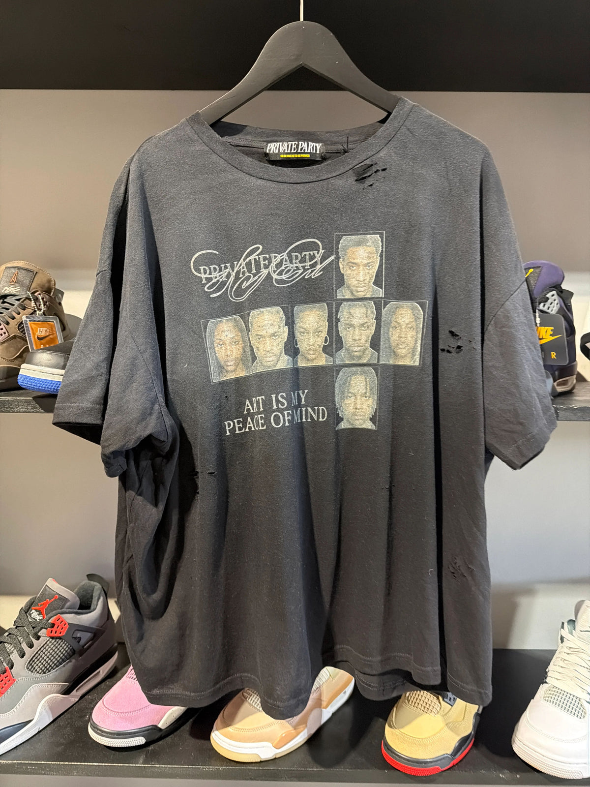 Private Party Art Is My Piece Tee Black