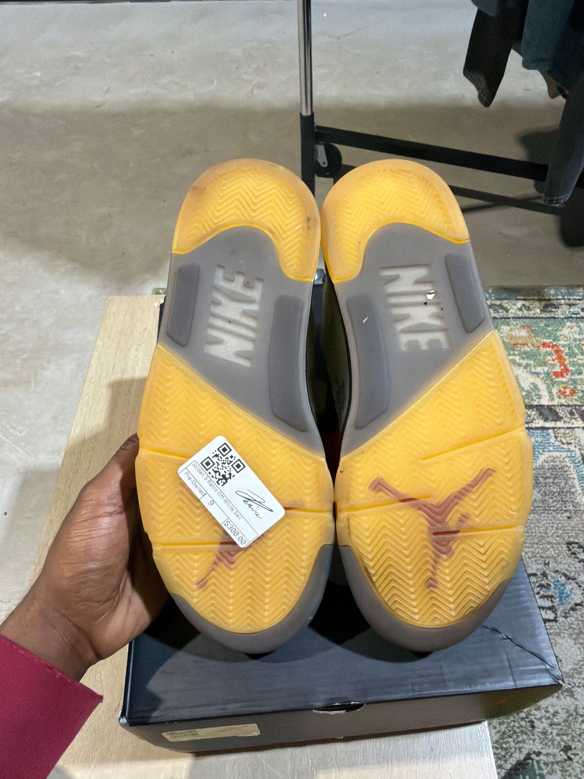 Jordan 5 Retro Off-White Sail - Pre-Owned