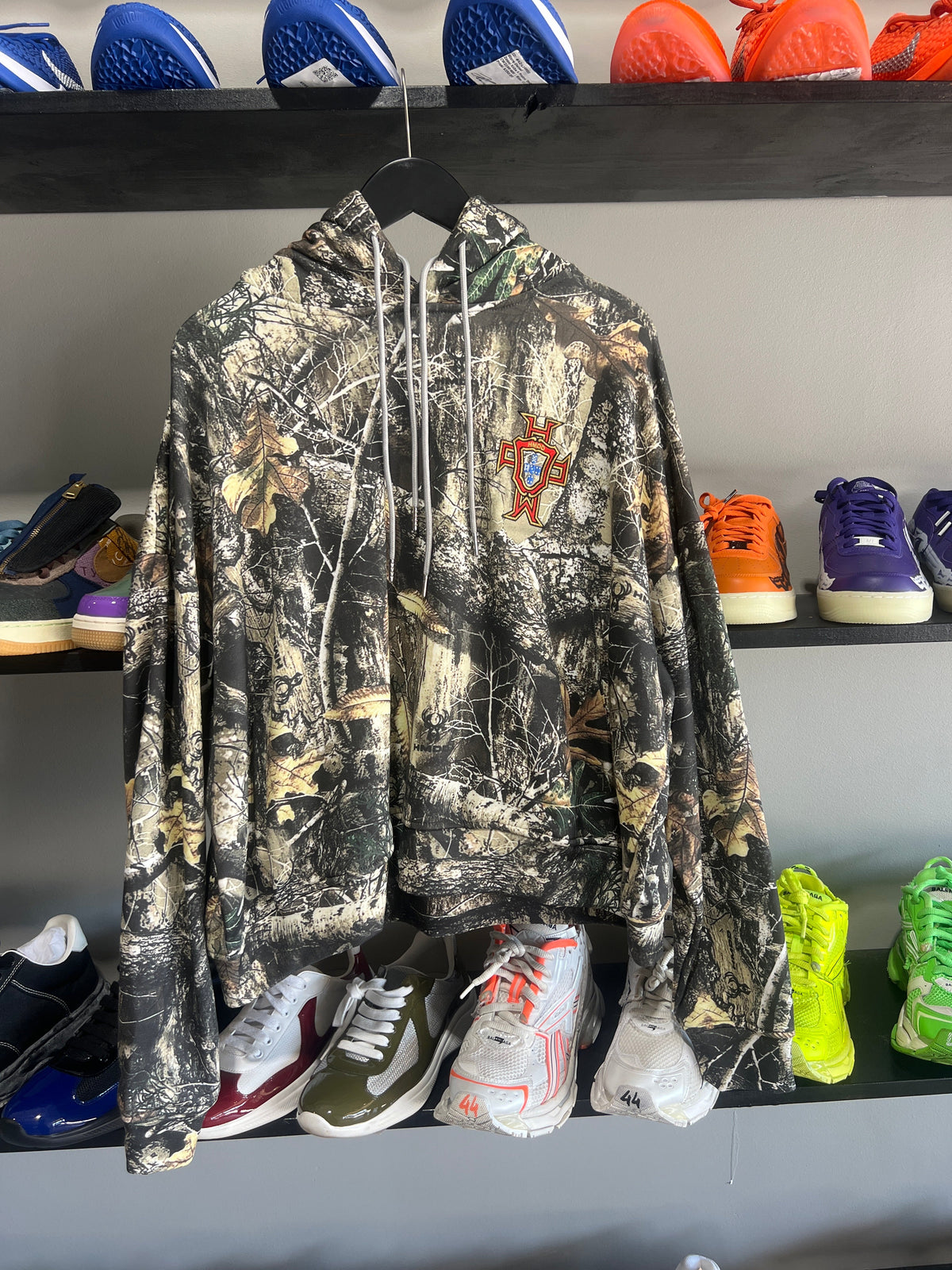 Hmdd Lisbon Double Hoodie Camo Jacket
