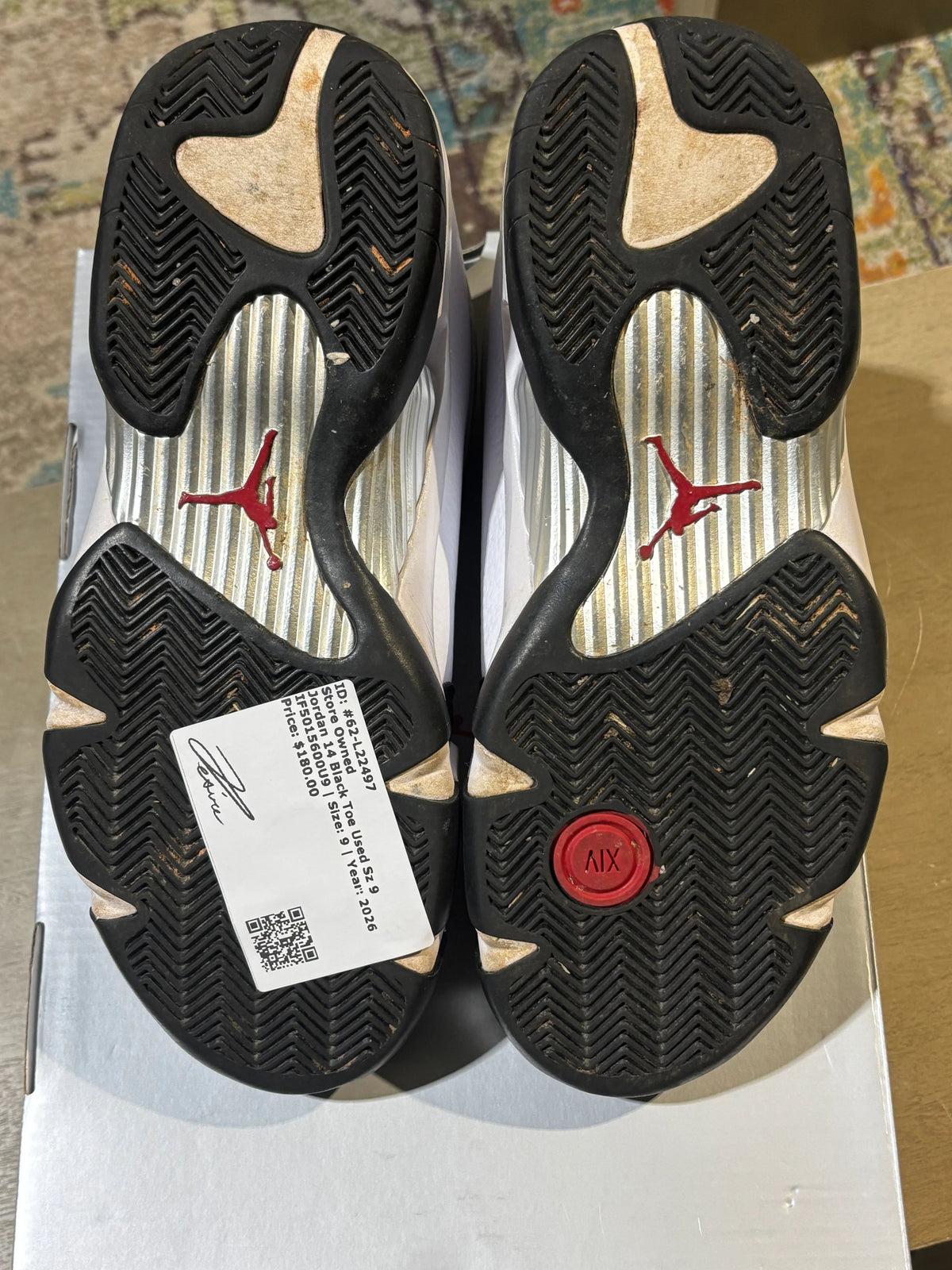 Jordan 14 Retro Black Toe (2024) - Pre-Owned