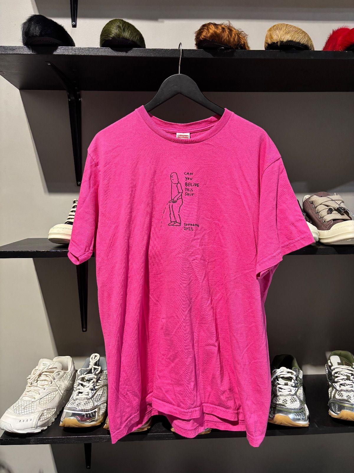 Supreme Pink Can You Belive This Tee Pink - Pre-Owned