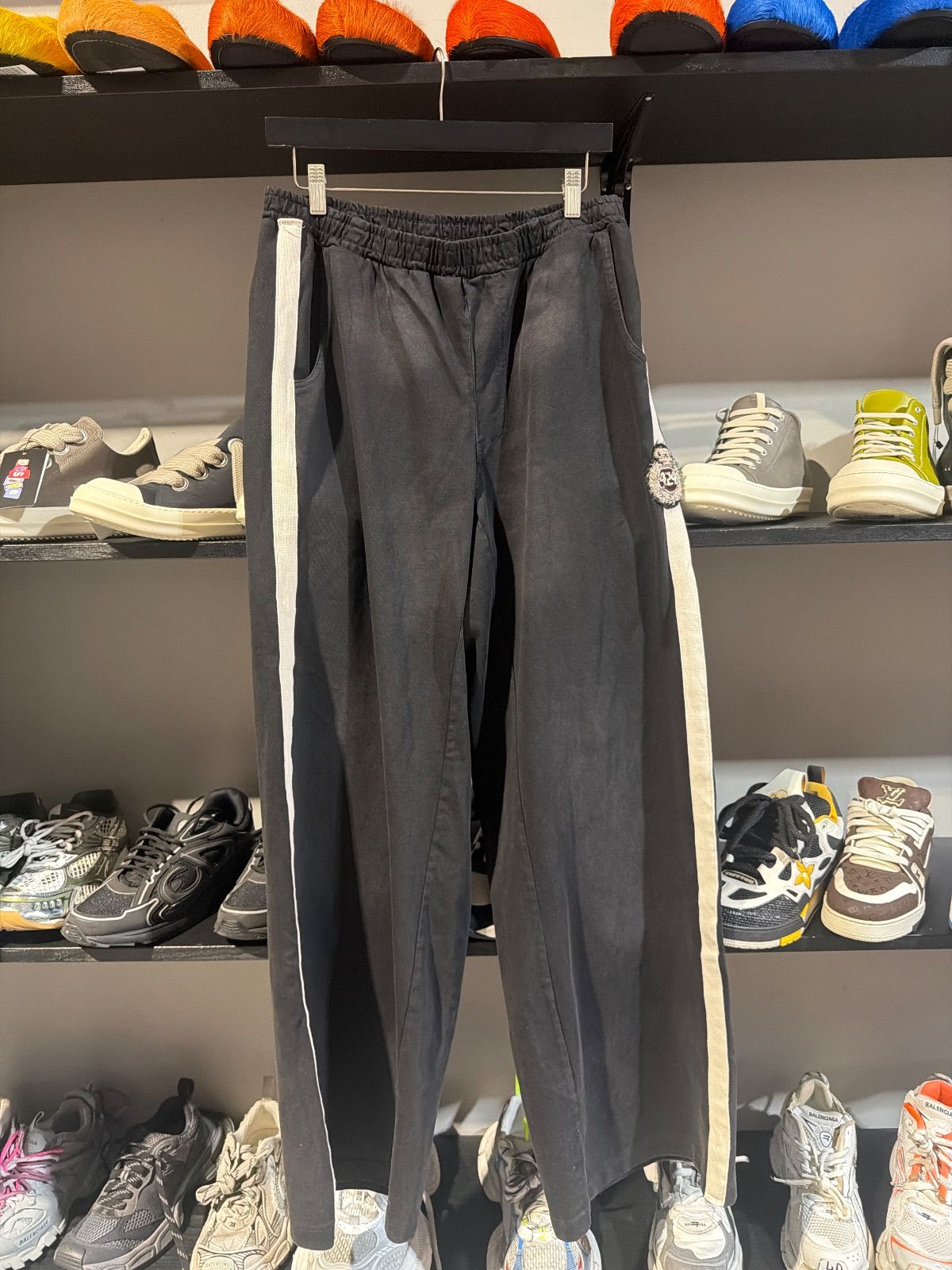424 Crest Black Sweatpants