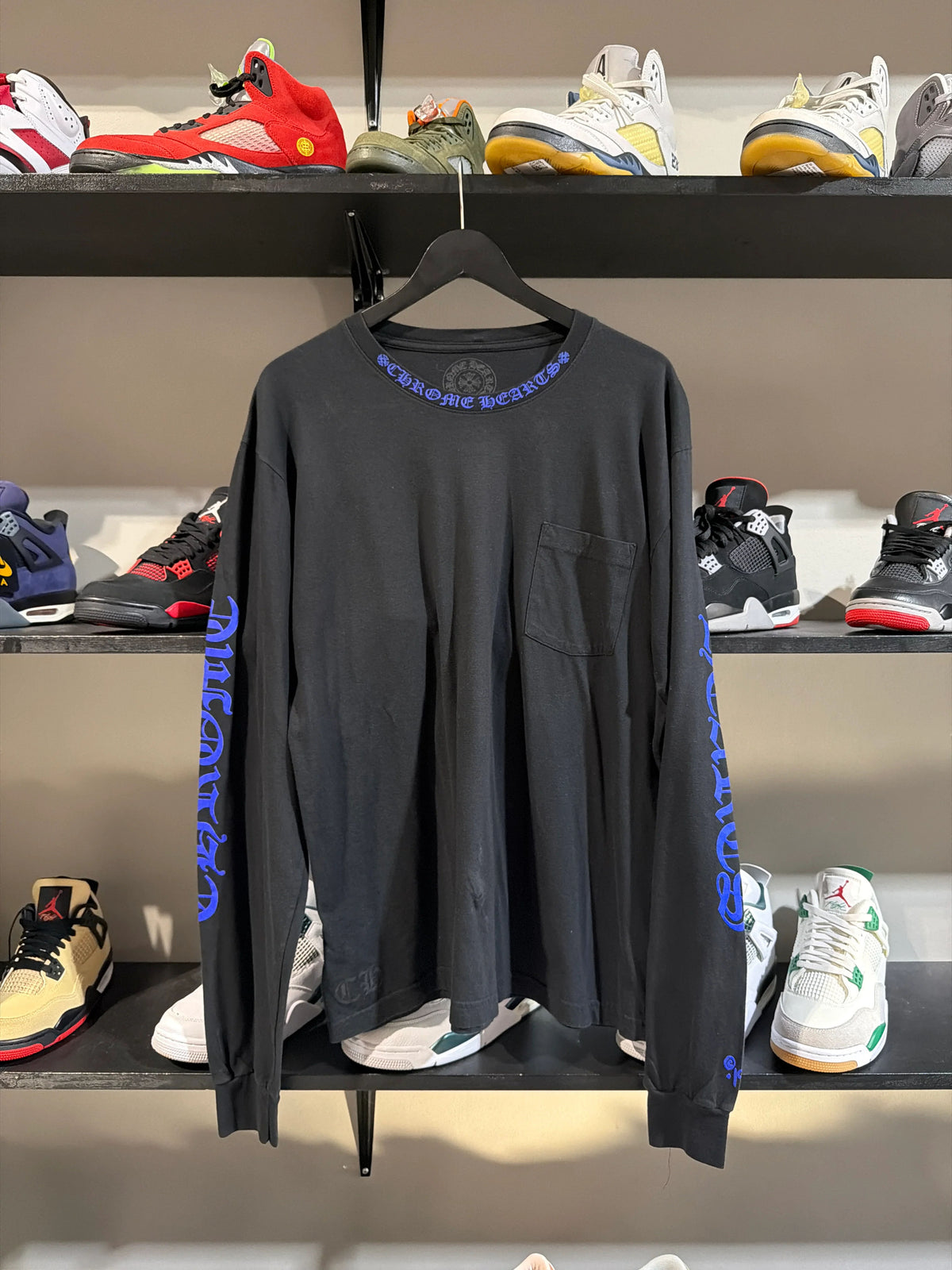 Chrome Hearts Blue/Black Long Sleeve Sz Xl - Pre-Owned